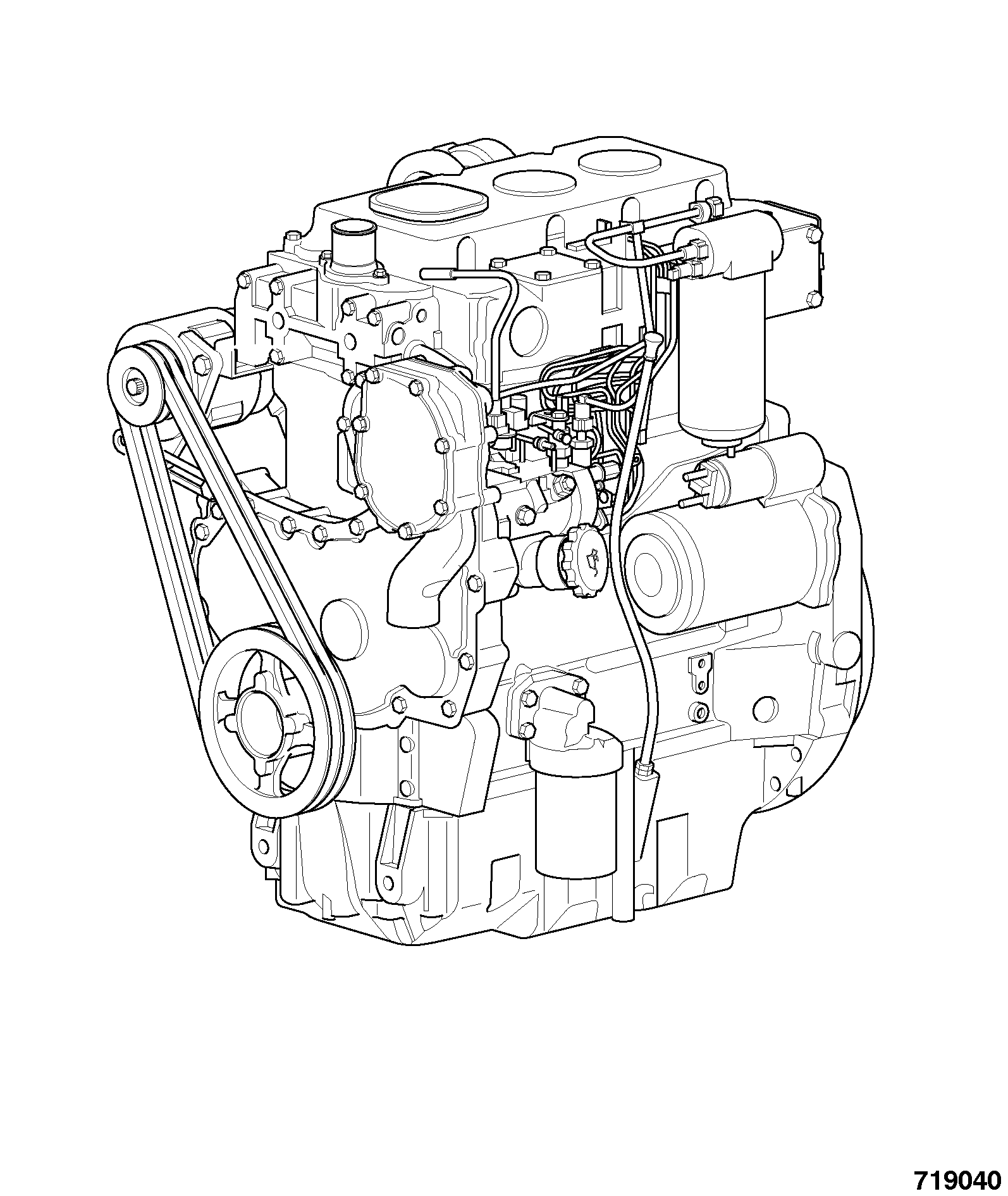двигатель 01/145226 JCB