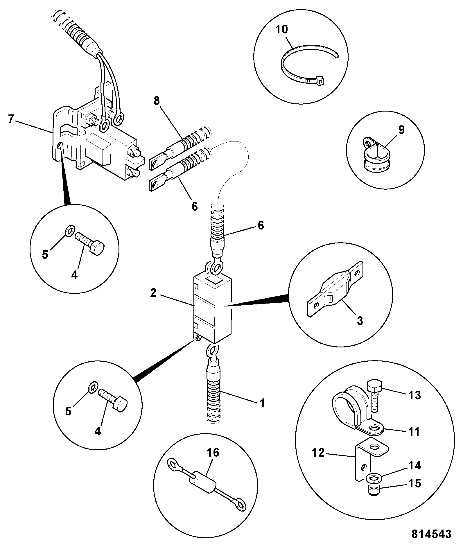 Реле 716/23400 JCB