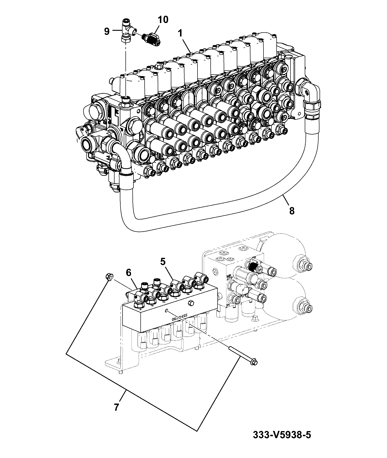 Клапан 333/W0450 JCB