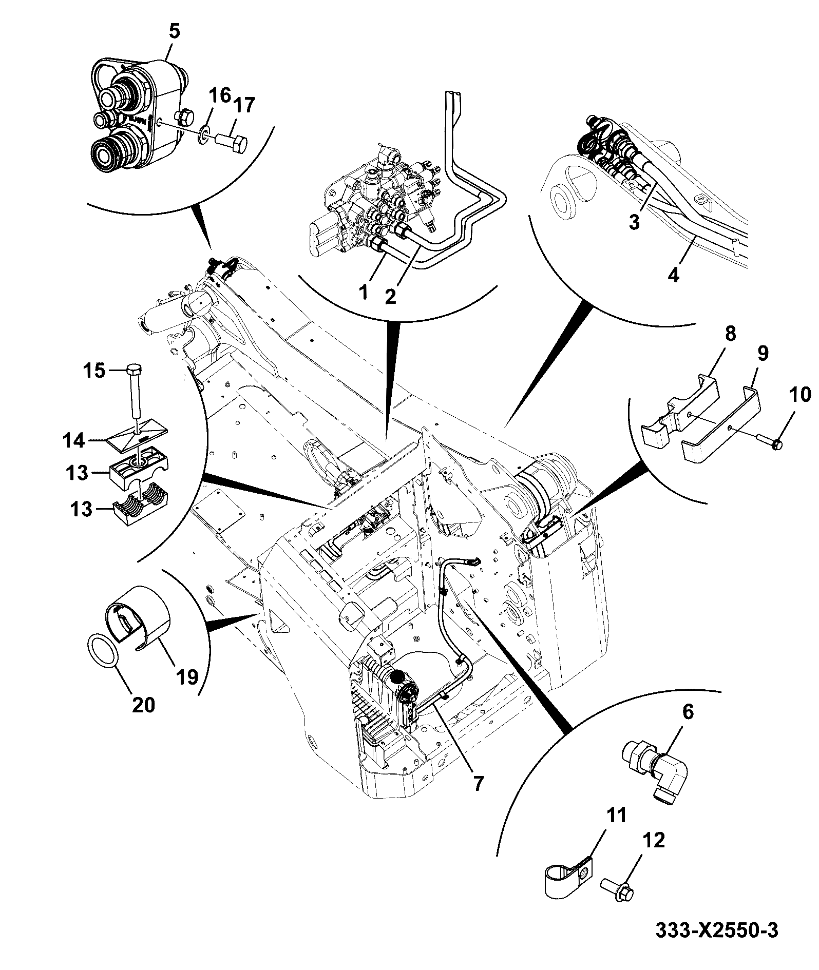 шланг 332/X6903 JCB