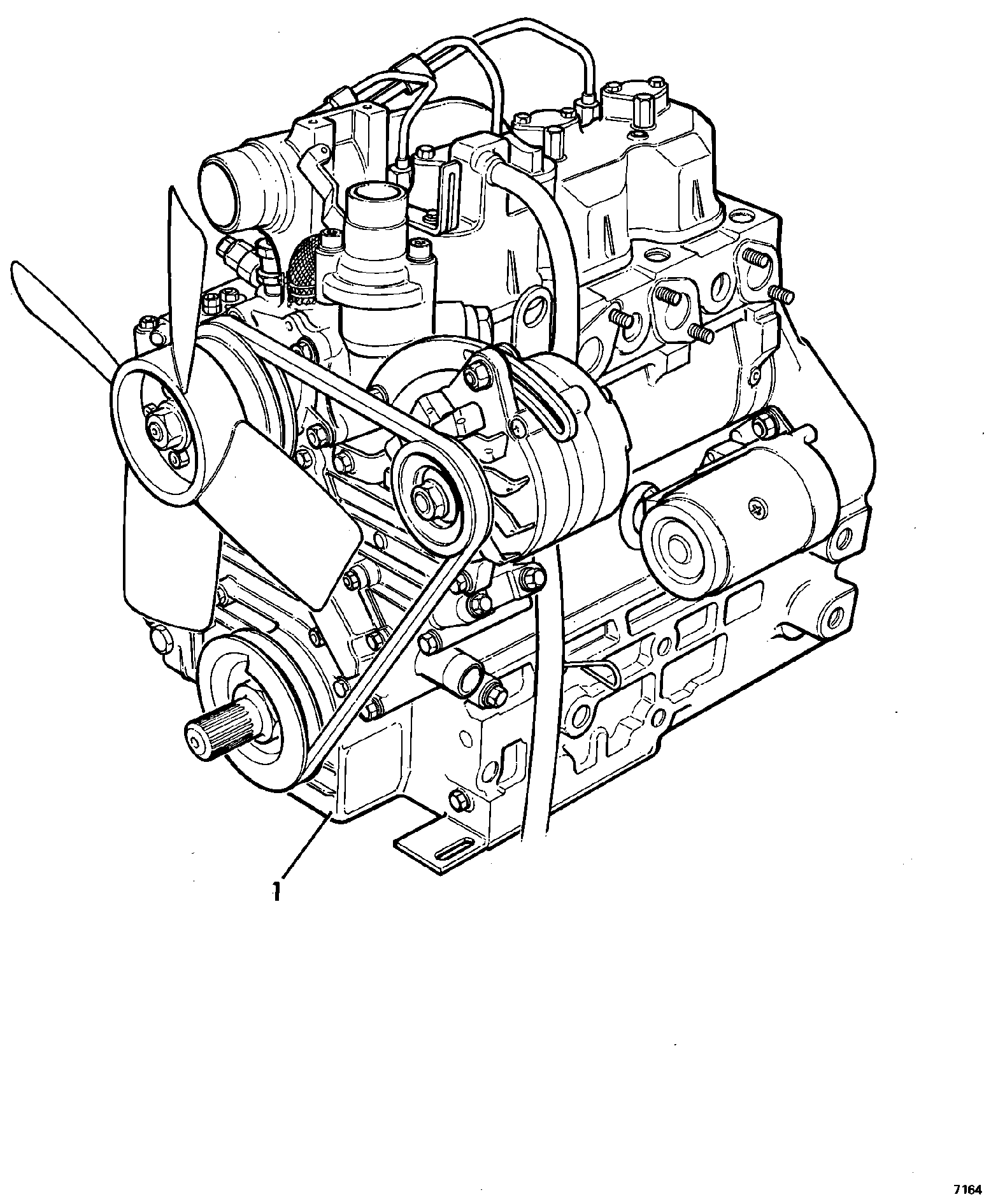 Двигатель 02/600000 JCB
