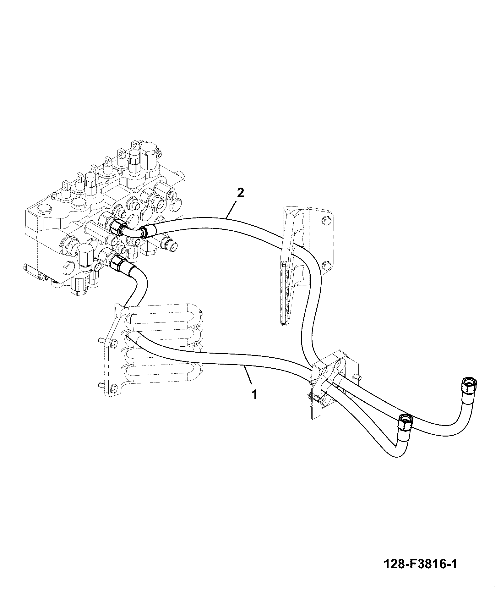 Шланг 335/F3449 JCB