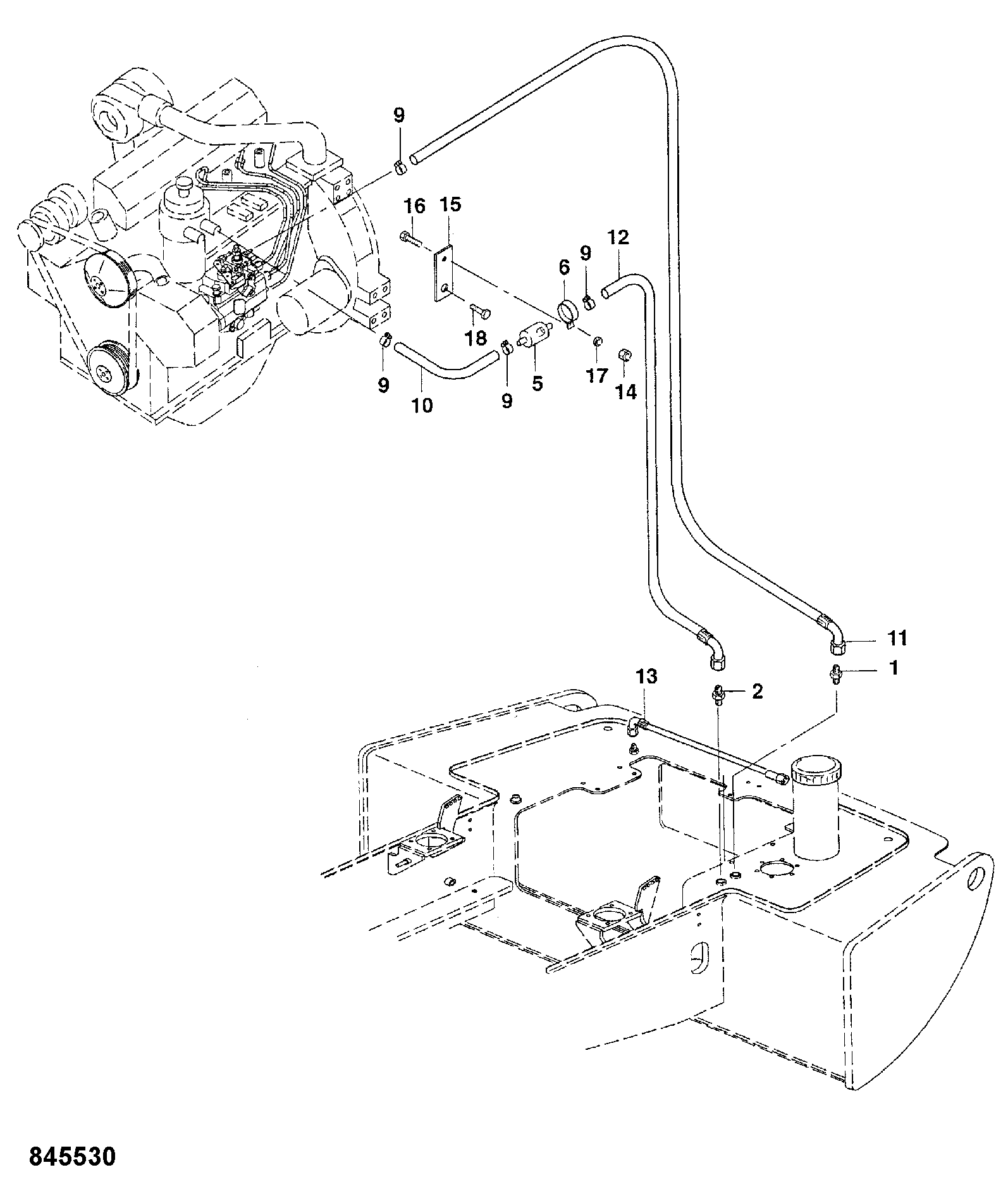 Шланг 2883/12164 JCB