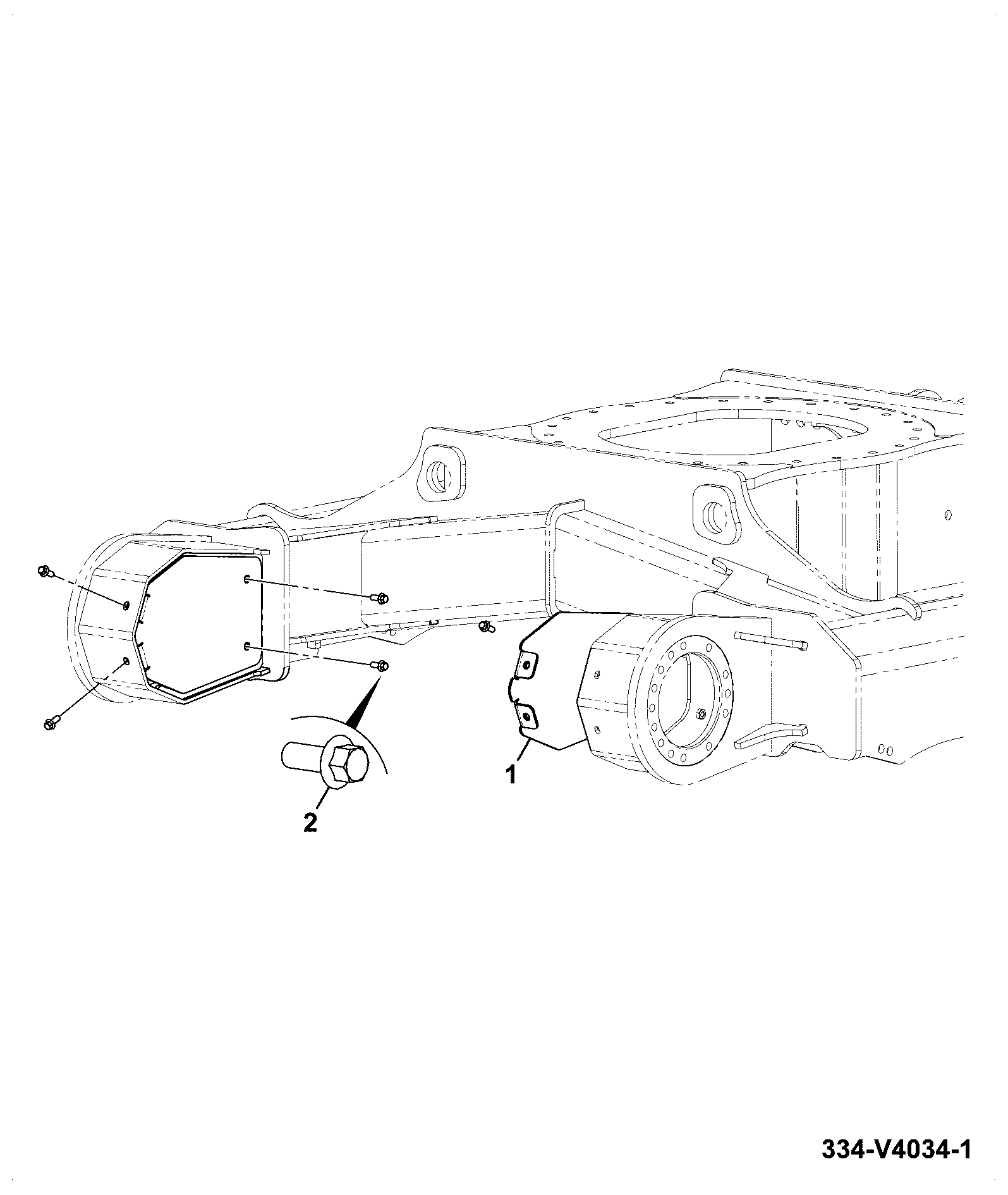 Крышка 334/V4043 JCB