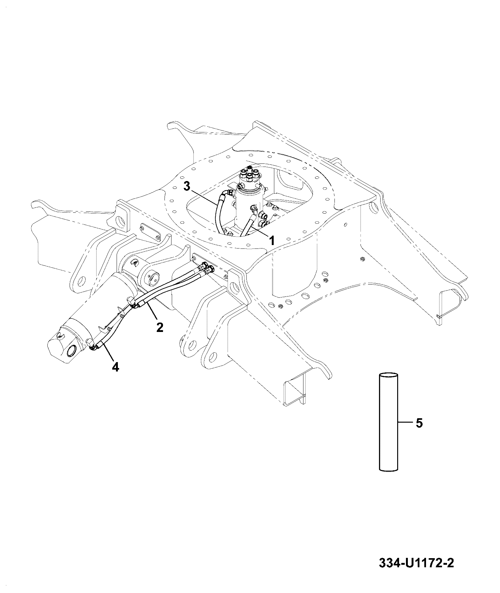 шланг 334/U1086 JCB