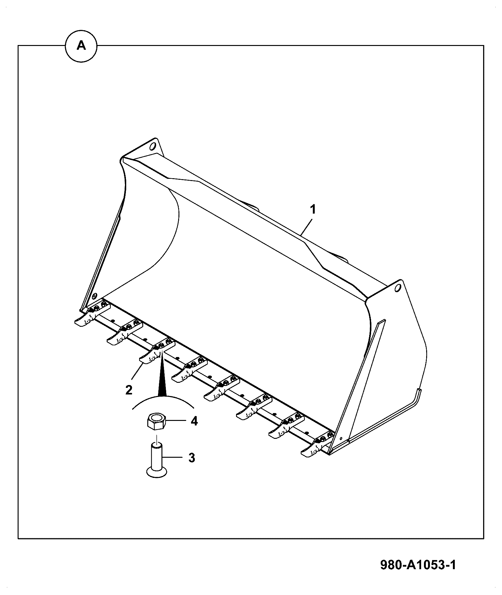 Ковш 980/A1053 JCB