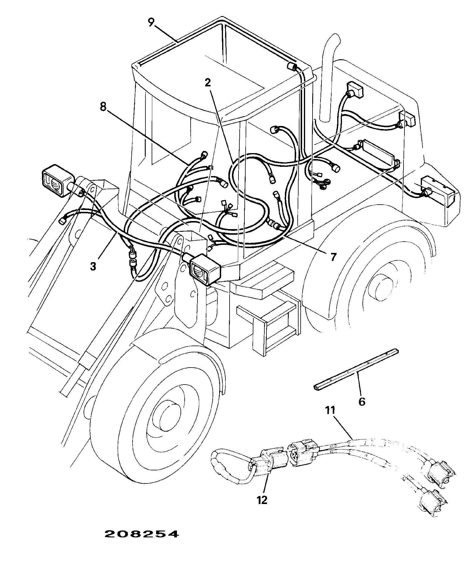 Жгут проводов 719/95400 JCB