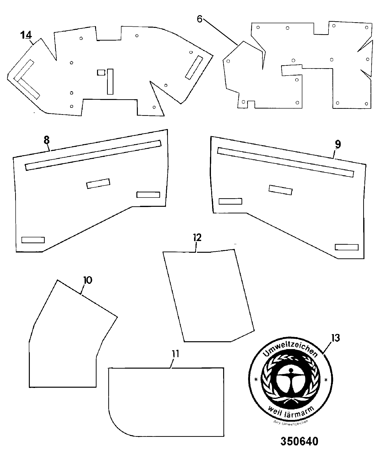 панель 331/14721 JCB
