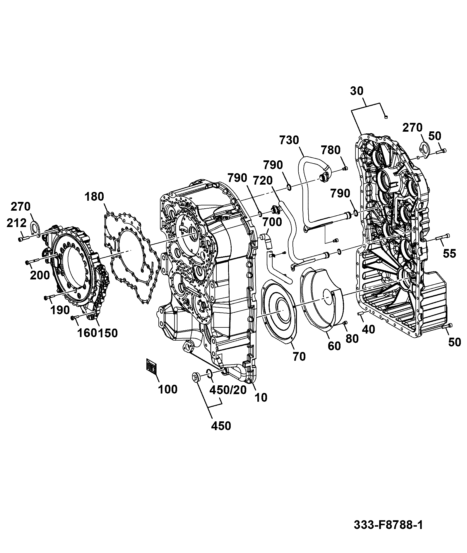 Корпус 333/F8945 JCB