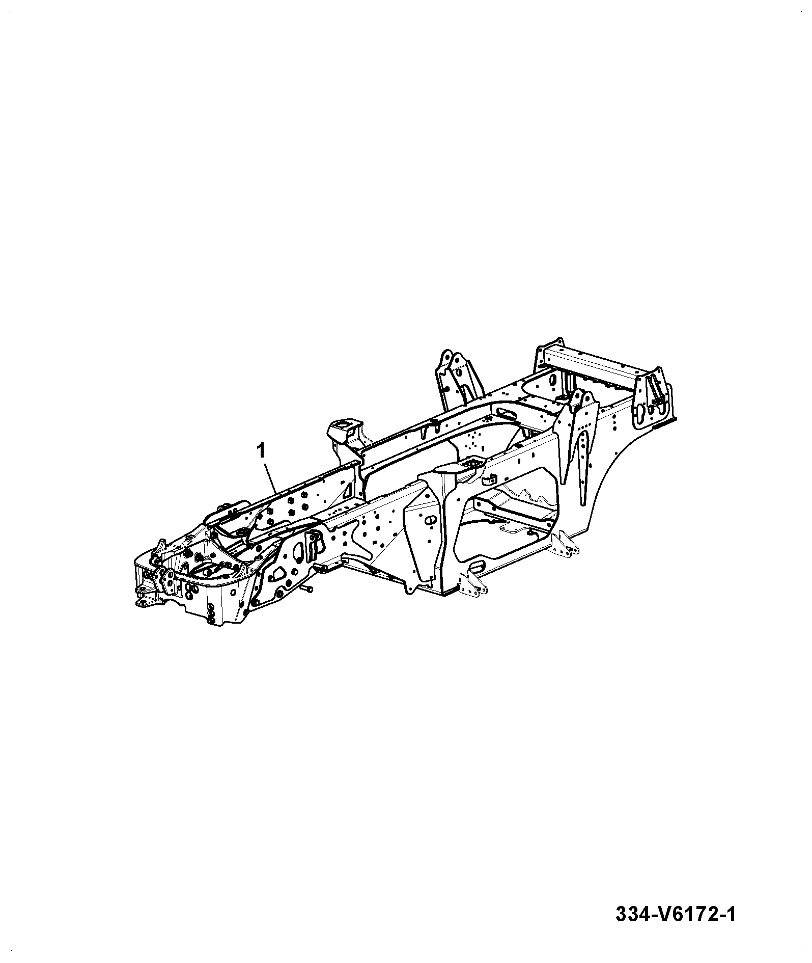 Шасси 334/V6168 JCB