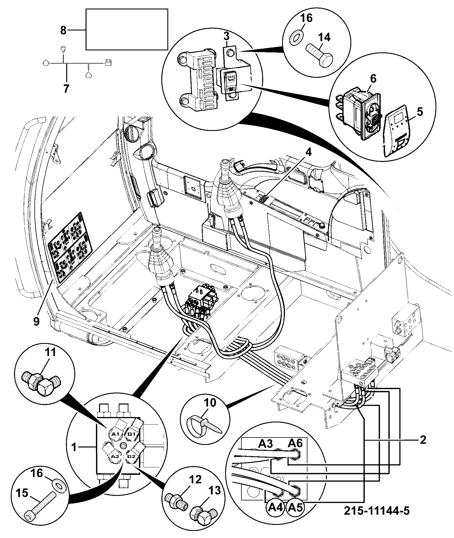 Комплект 340/00077 JCB