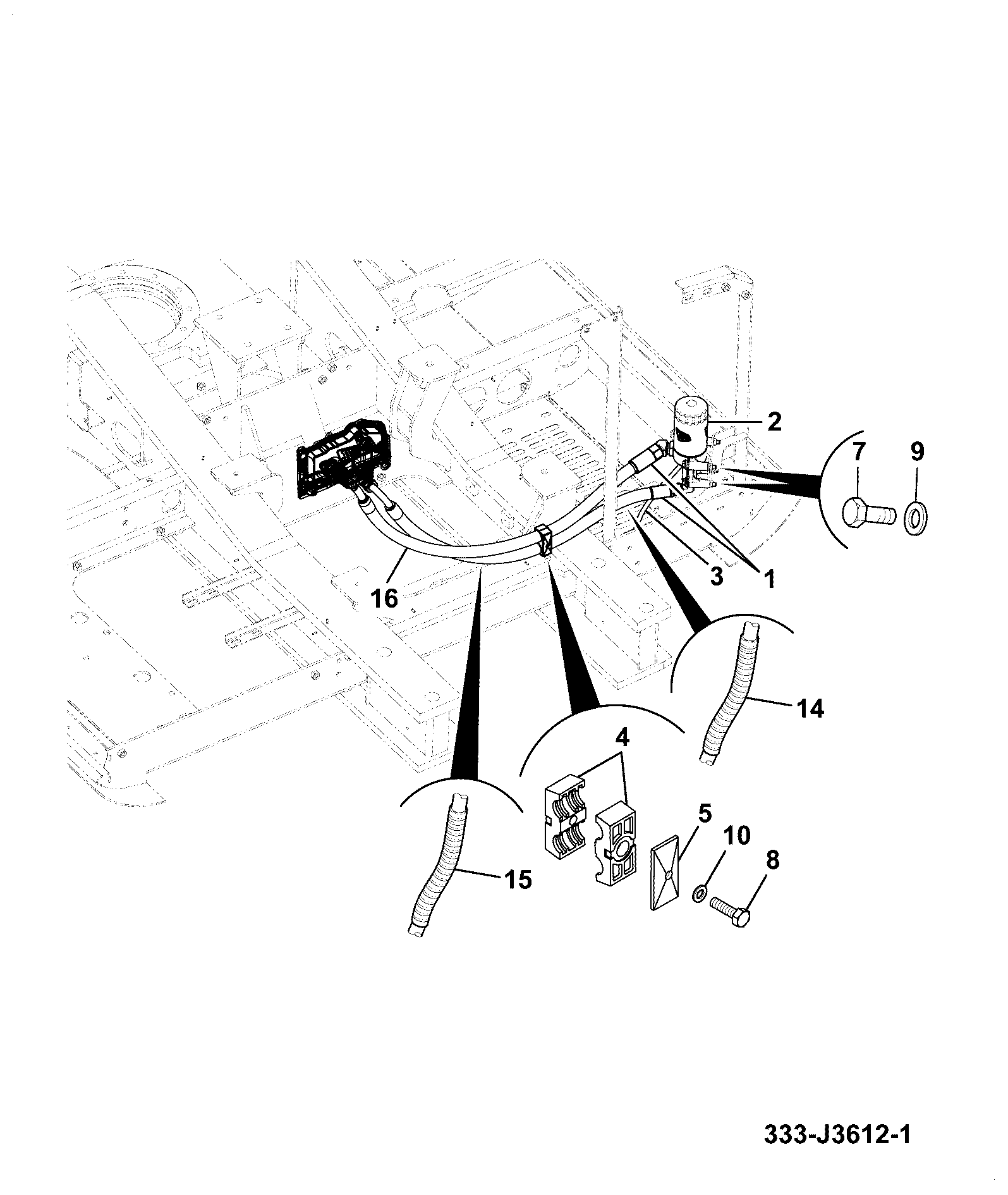 трубка JSR0046 JCB