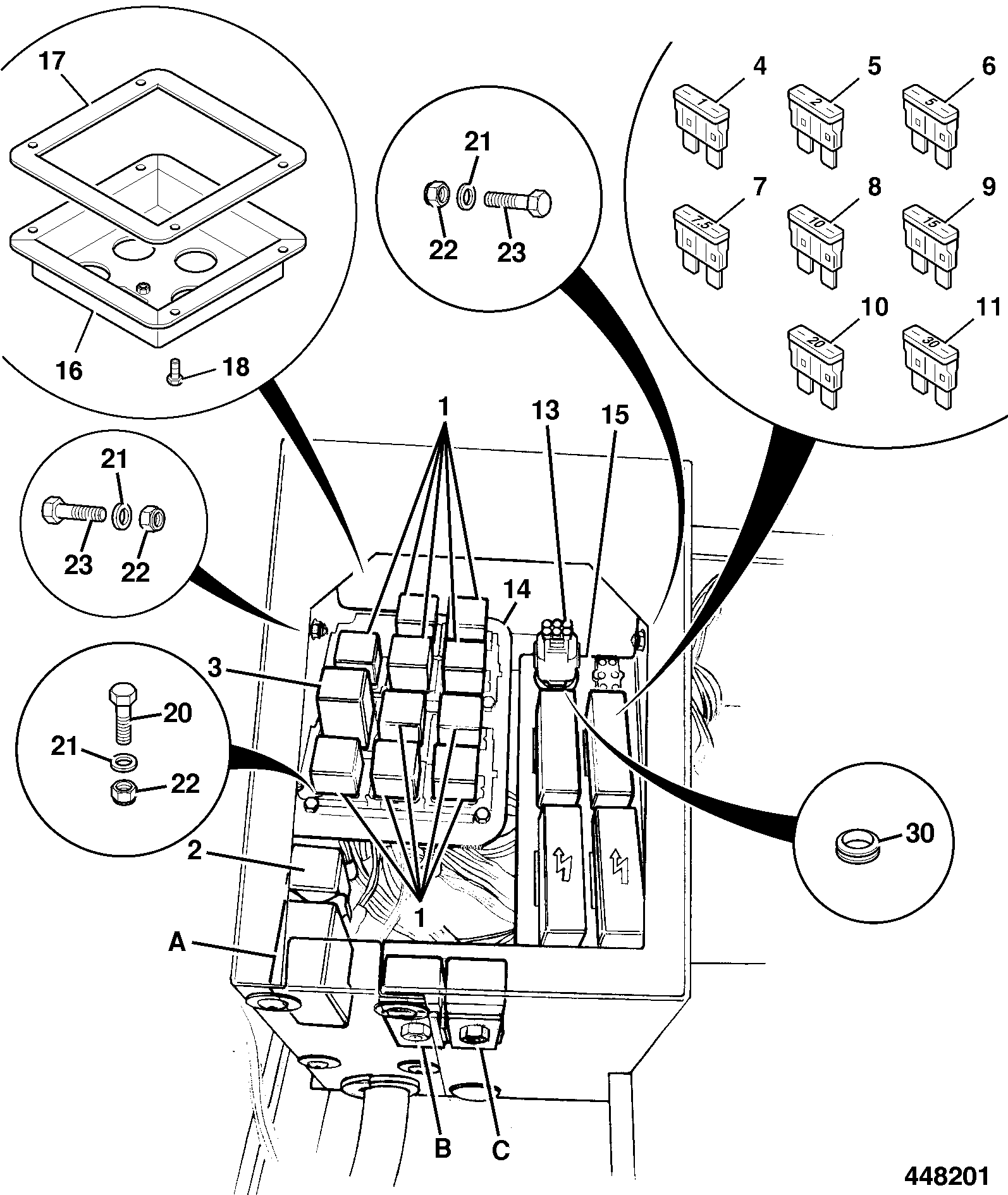 Наклейка 817/20584 JCB