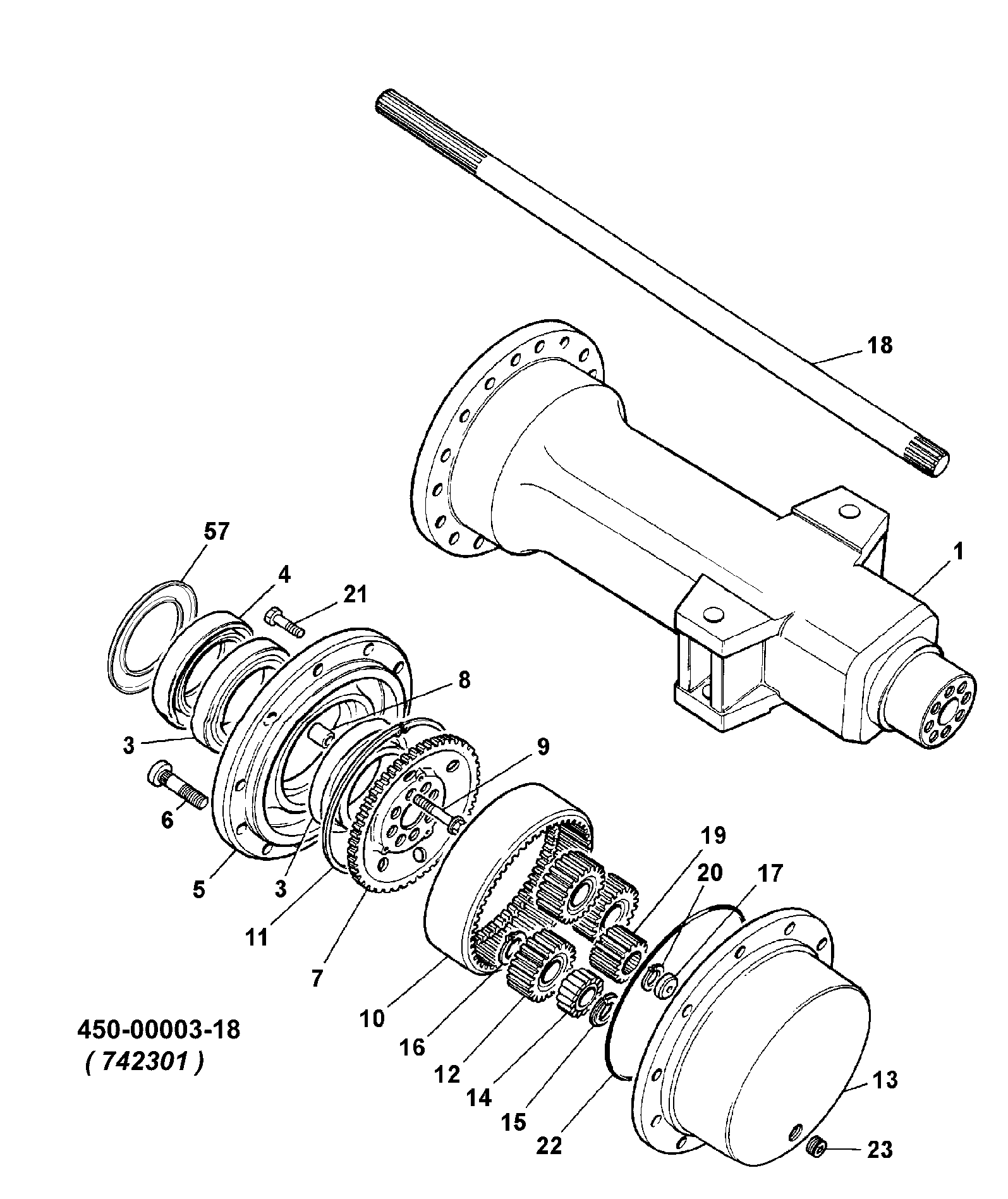 Кожух 458/M2402 JCB