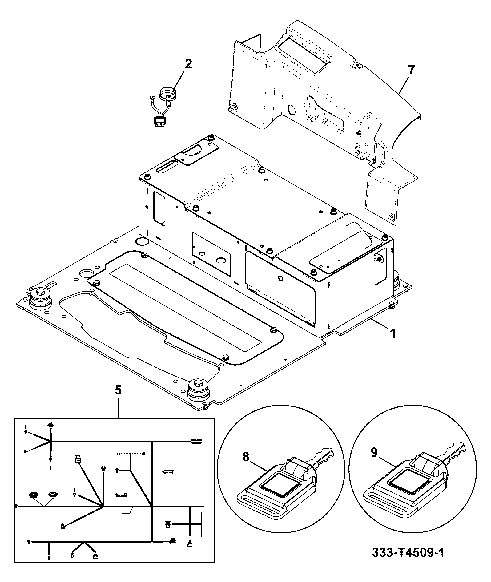 Жгут проводов 333/T3409 JCB