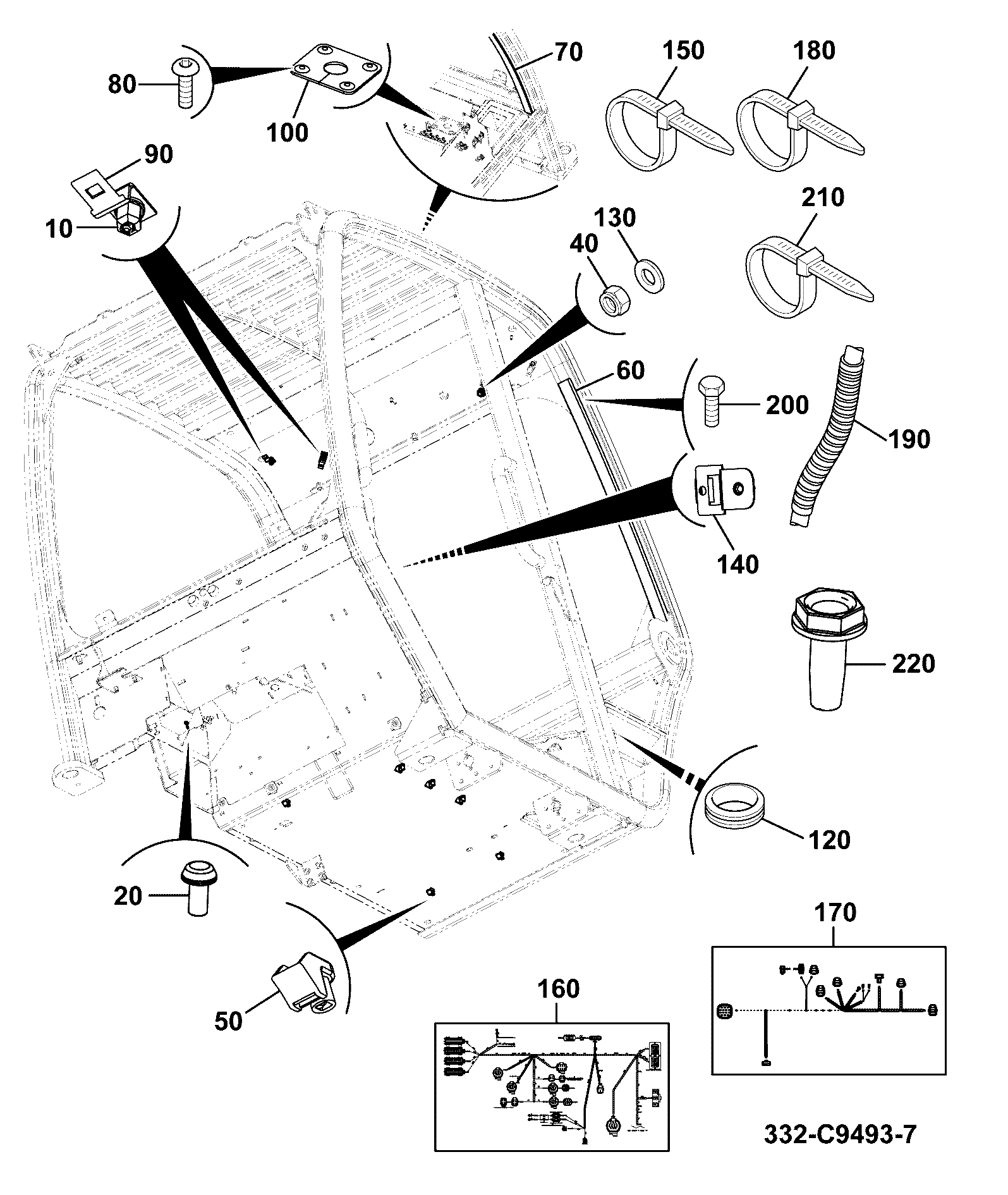 Жгут проводов 721/G2468 JCB