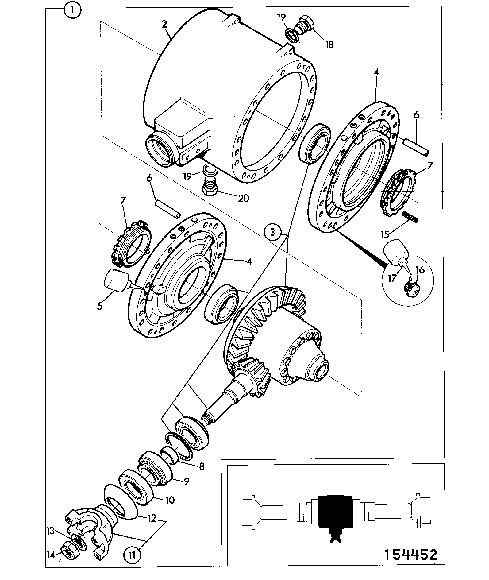 Дифференциал 453/27400 JCB