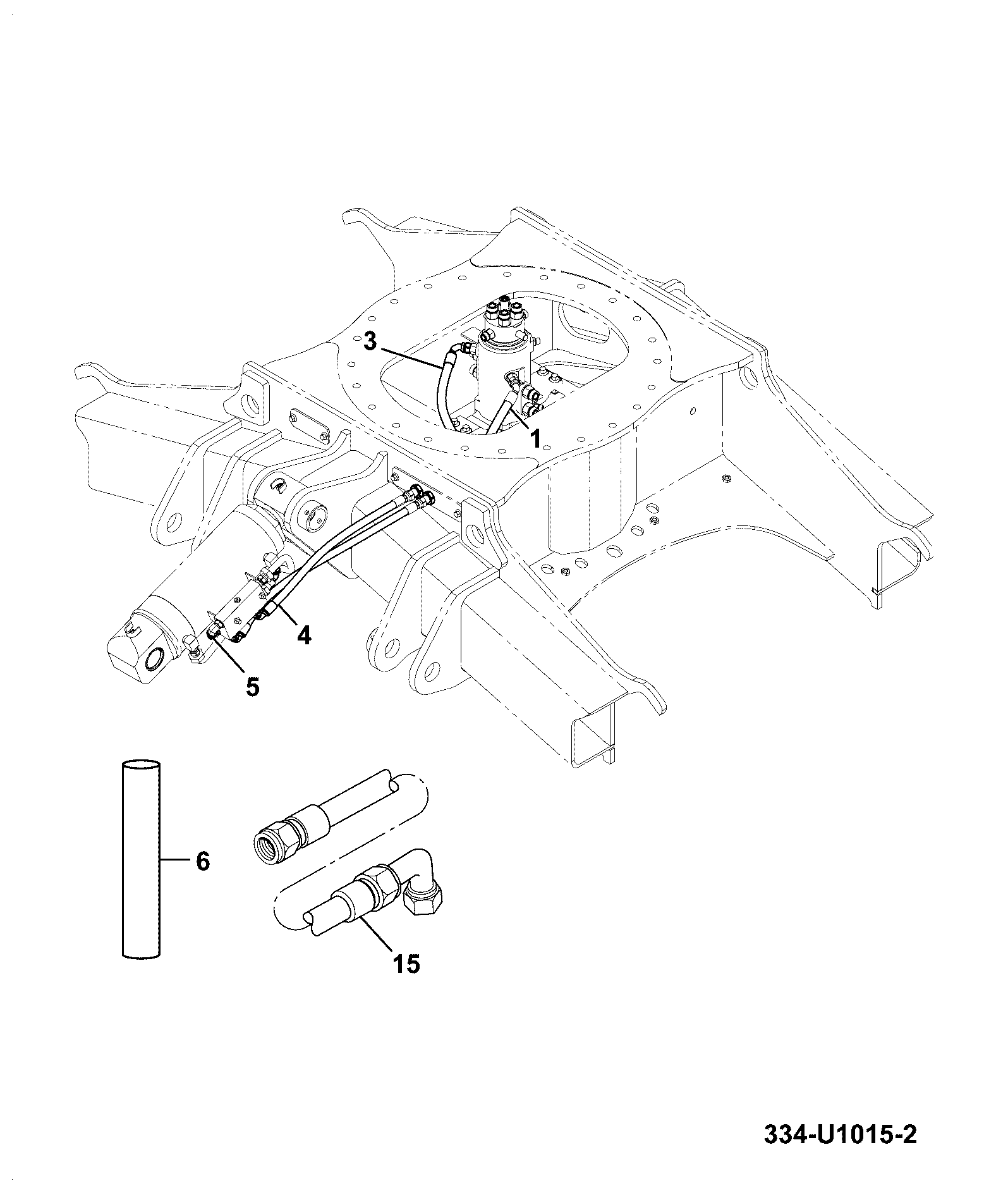шланг 334/U1017 JCB
