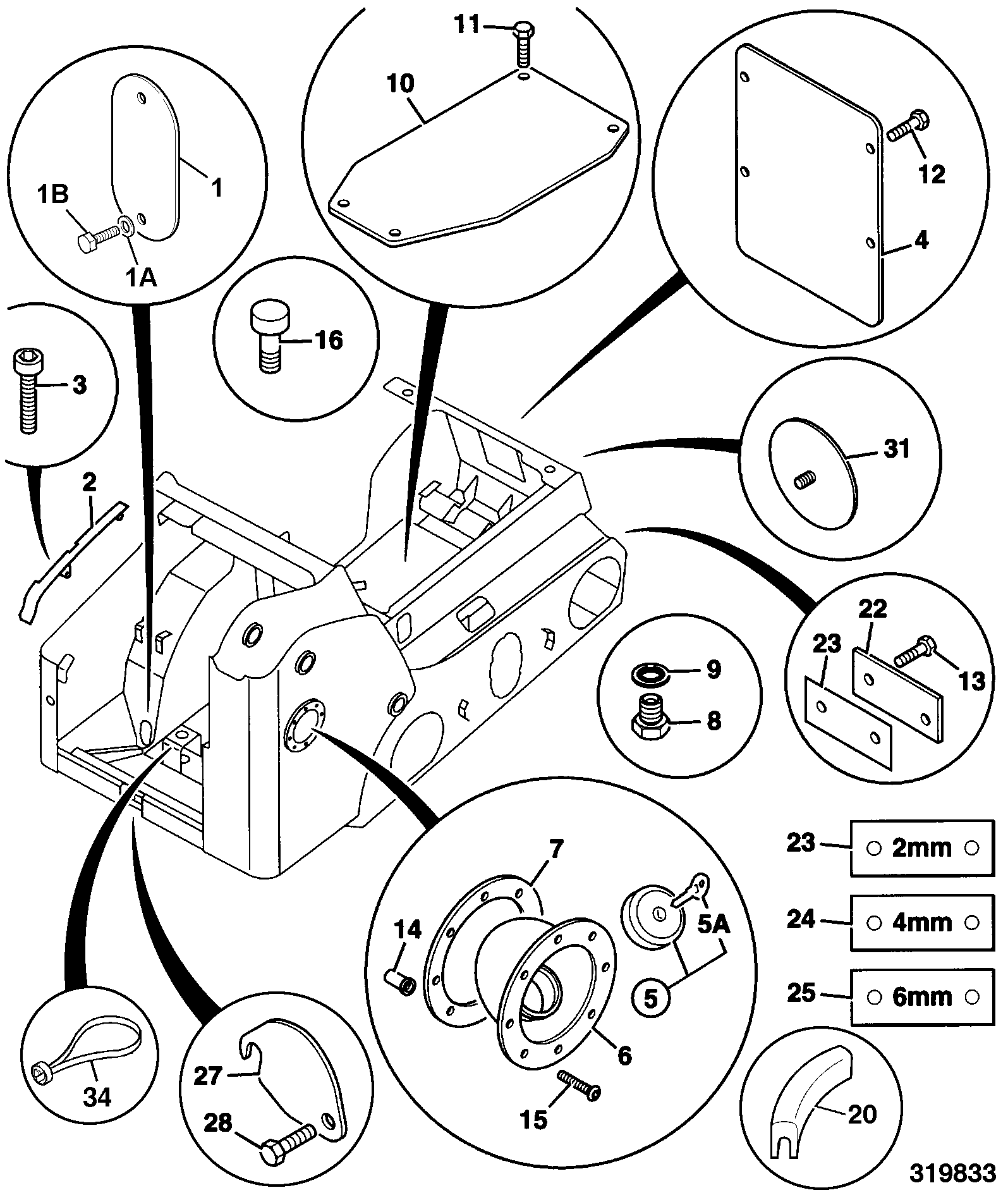 пластина 331/27267 JCB