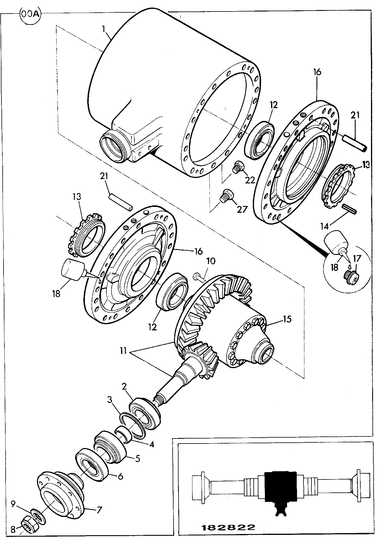 Корпус 450/18202 JCB