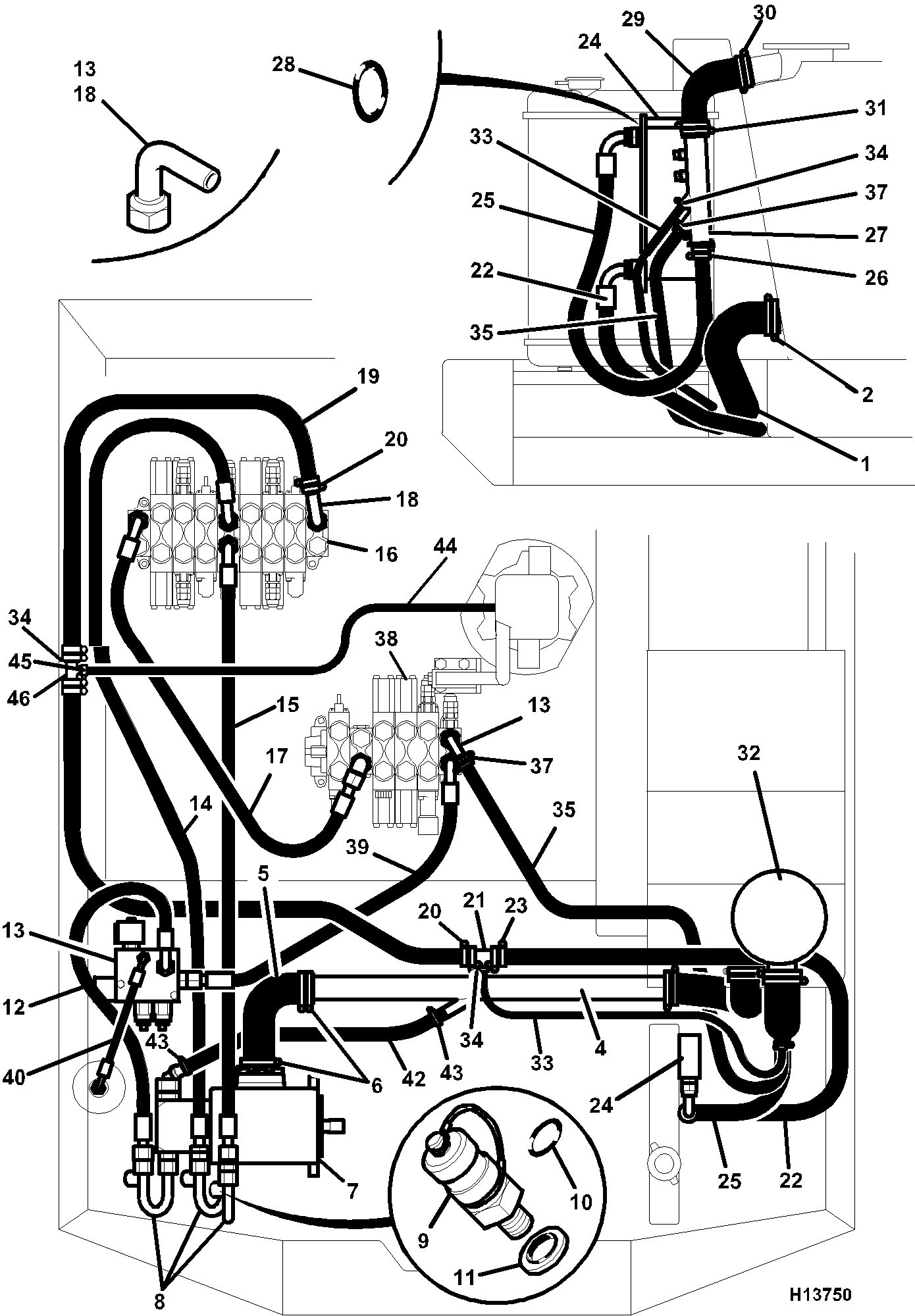 Переходник 232/80500 JCB