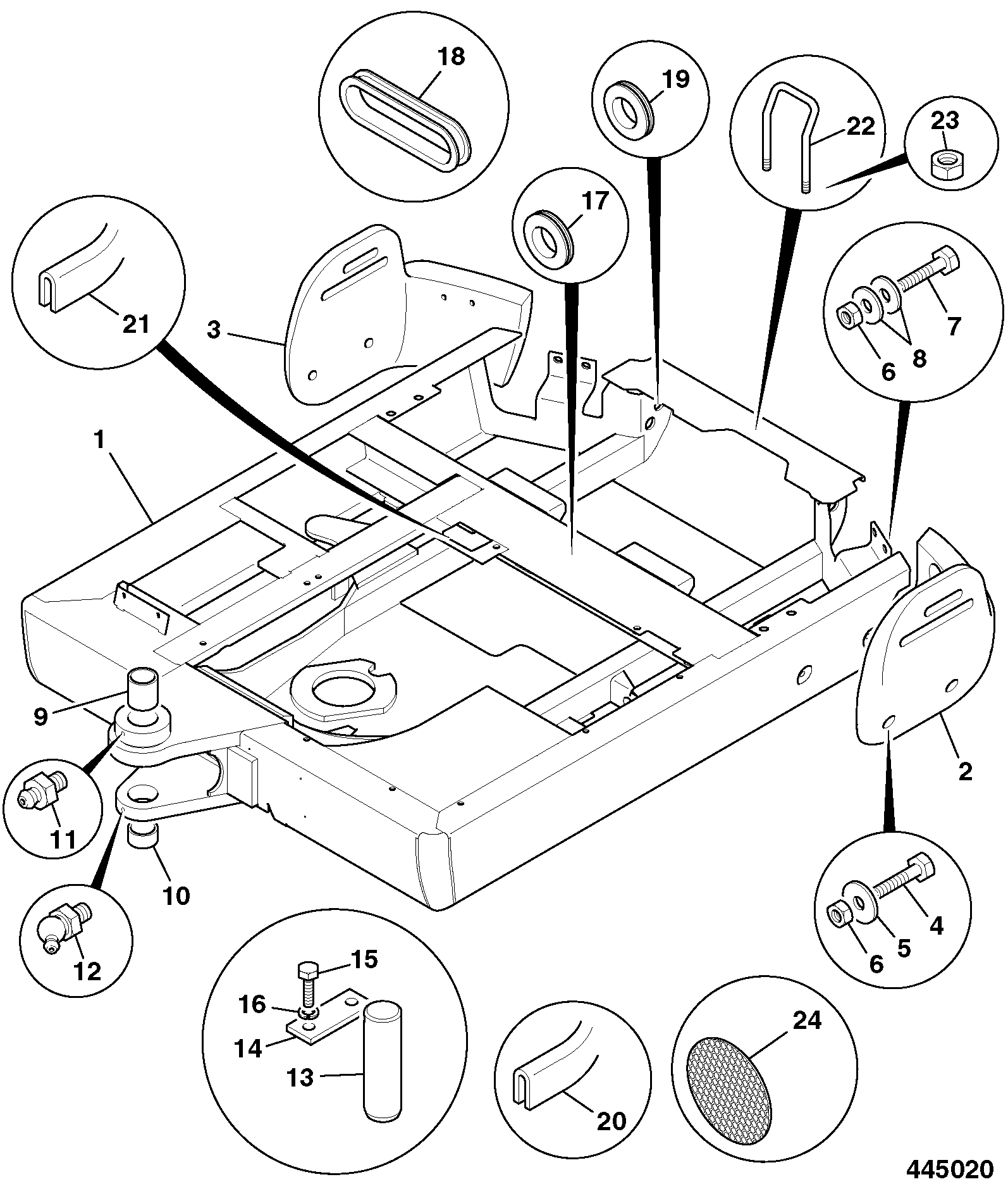 Планка 926/22401 JCB