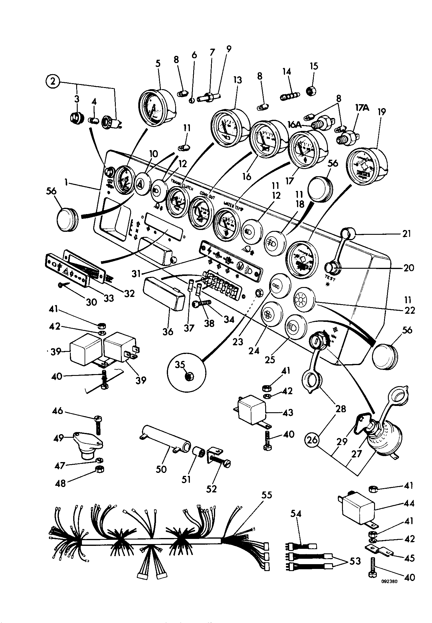 Панель 258/48100 JCB