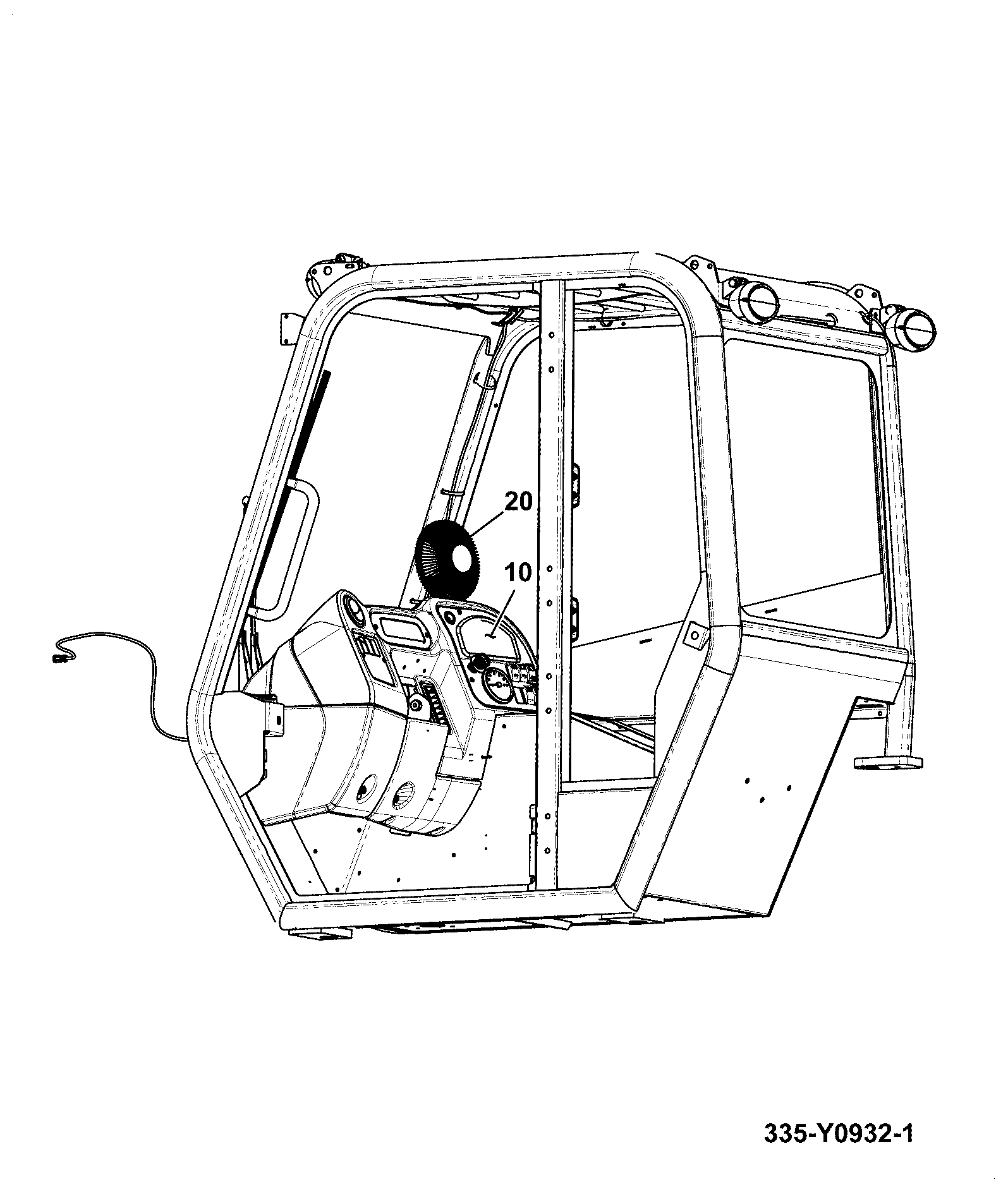 Прибор 333/Y9704 JCB