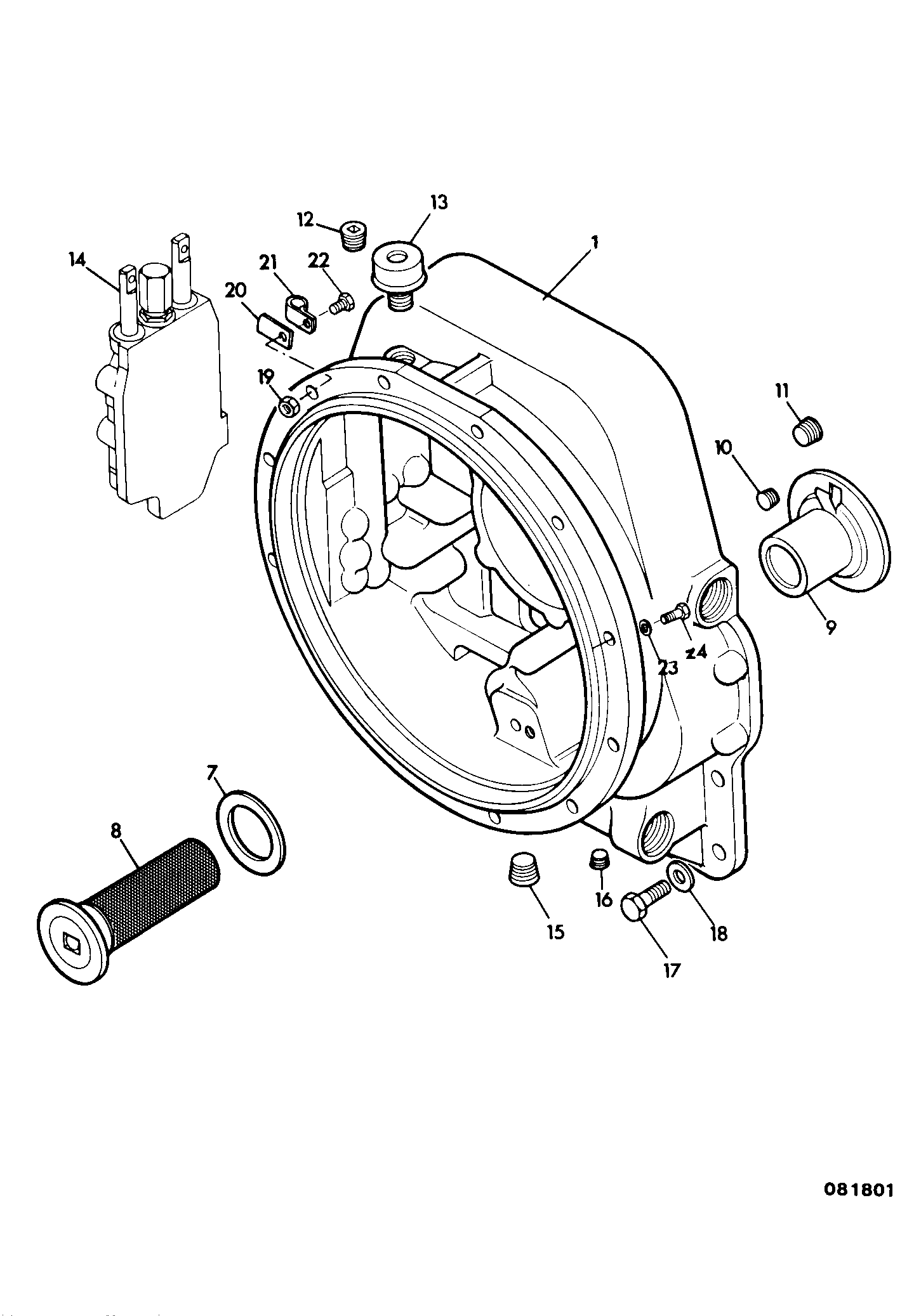 корпус 238886 JCB