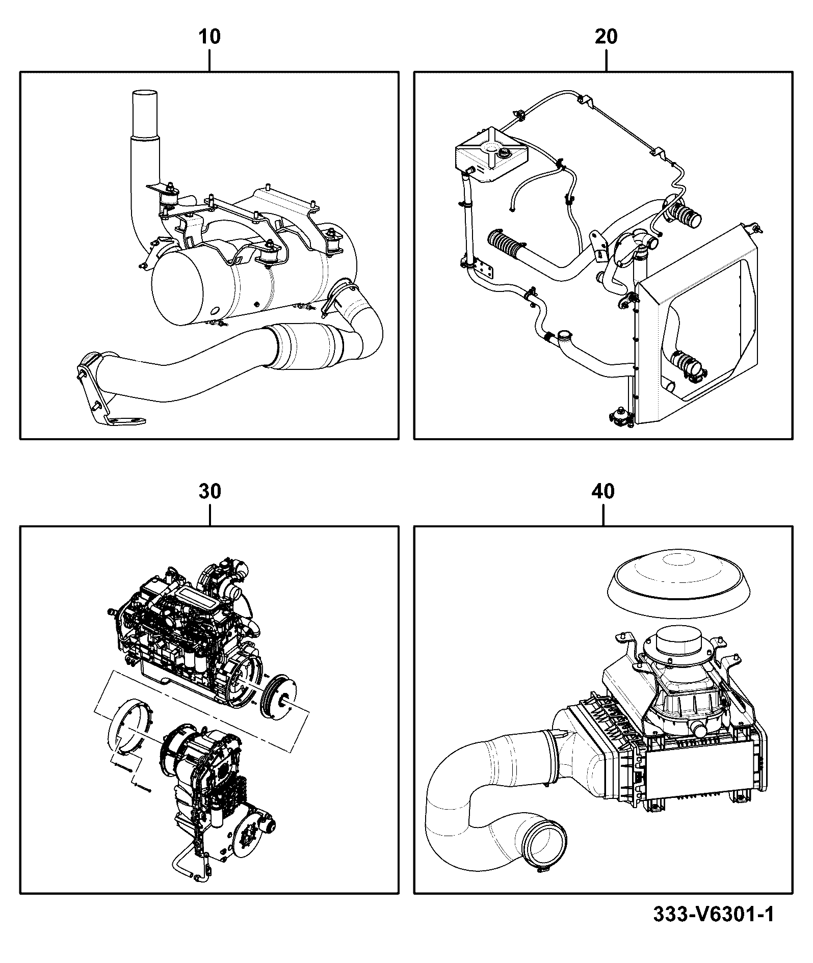 Сборка 333/V4336 JCB