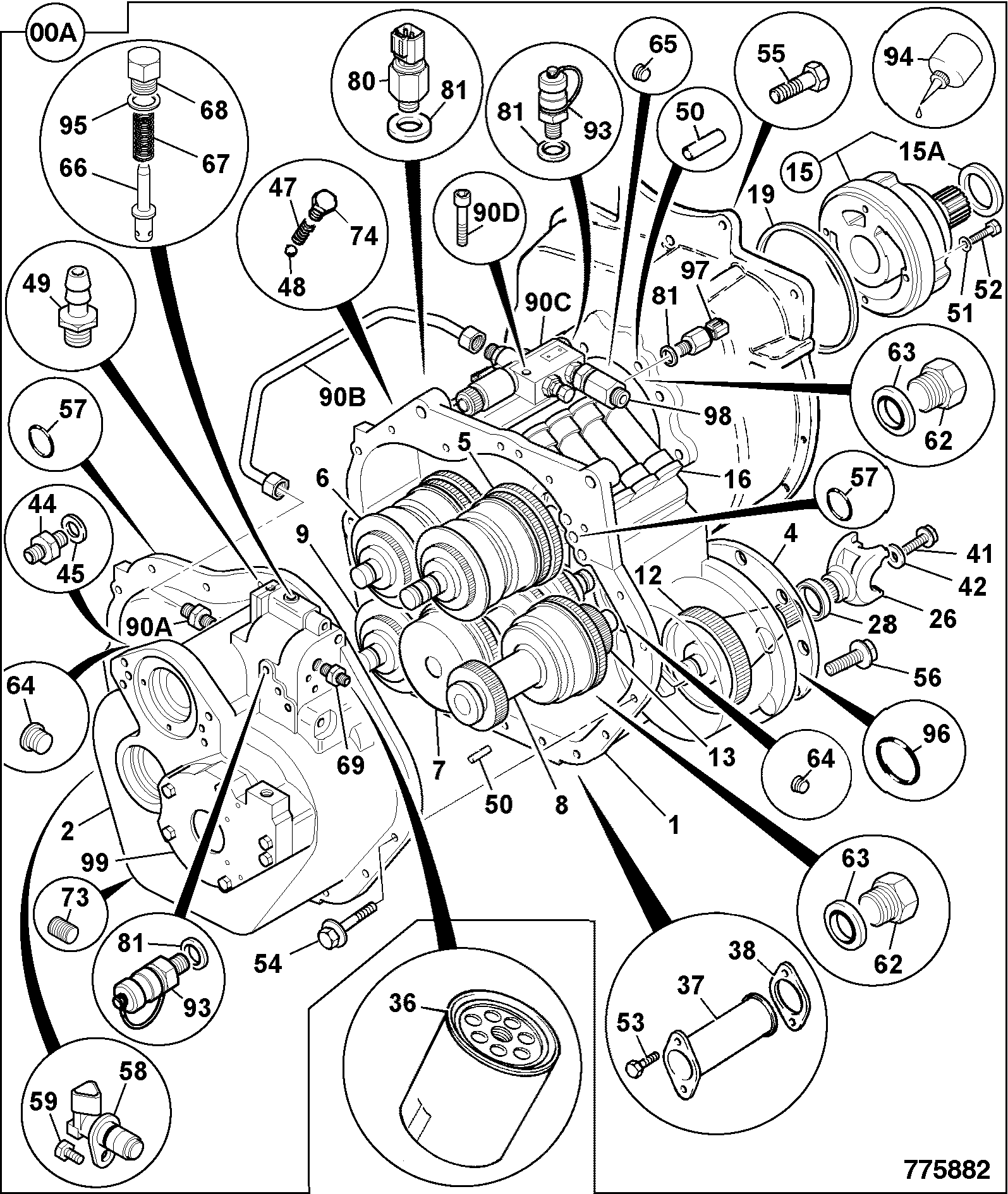Пробка 459/70338 JCB