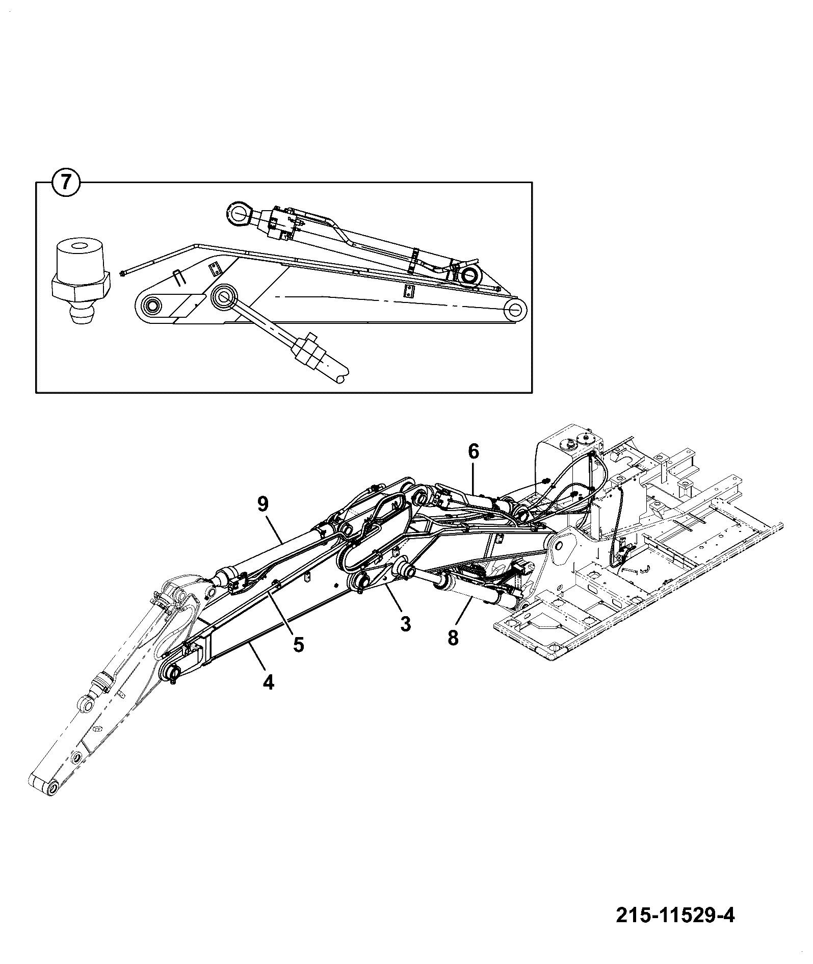 Стрела 215/12155 JCB