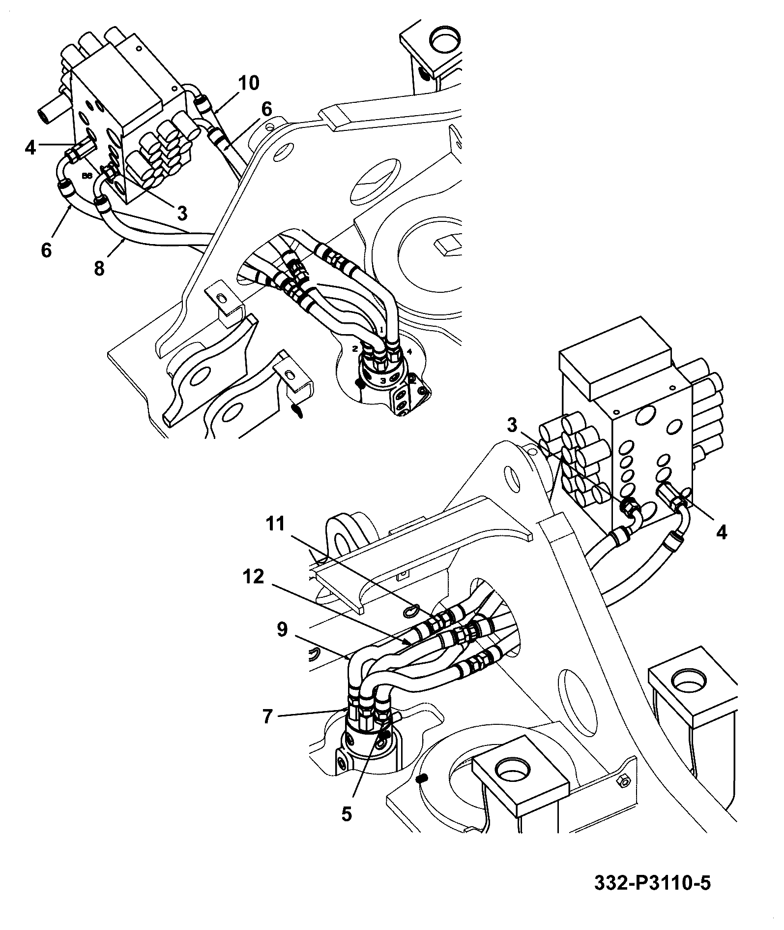 Шланг 333/P7417 JCB