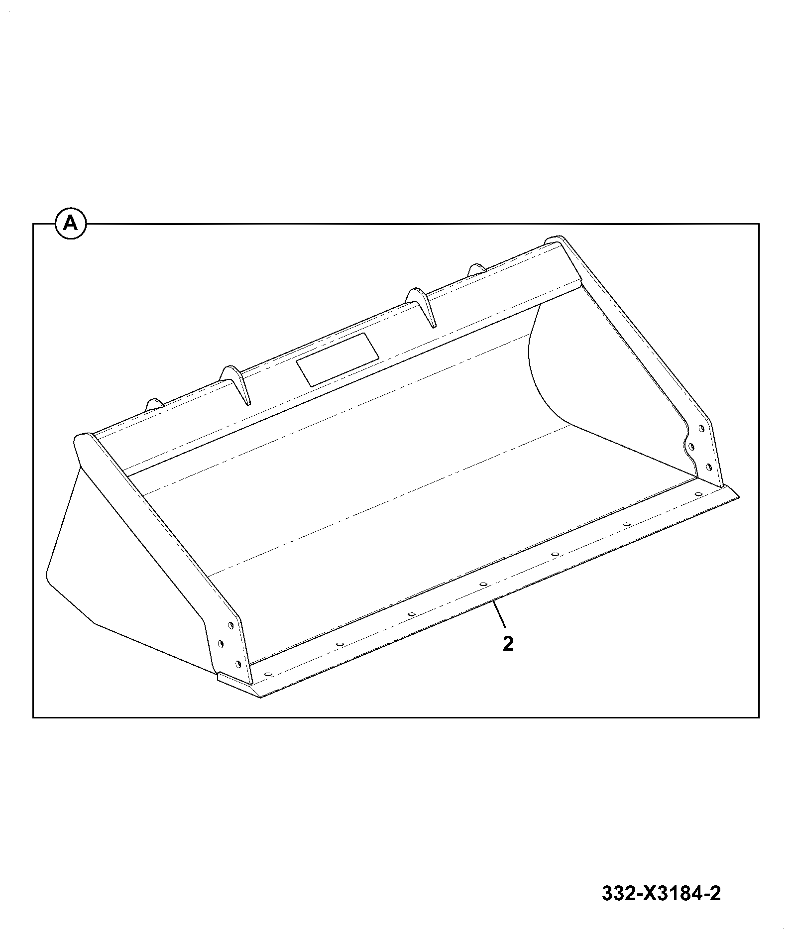 ковш 332/X3184 JCB