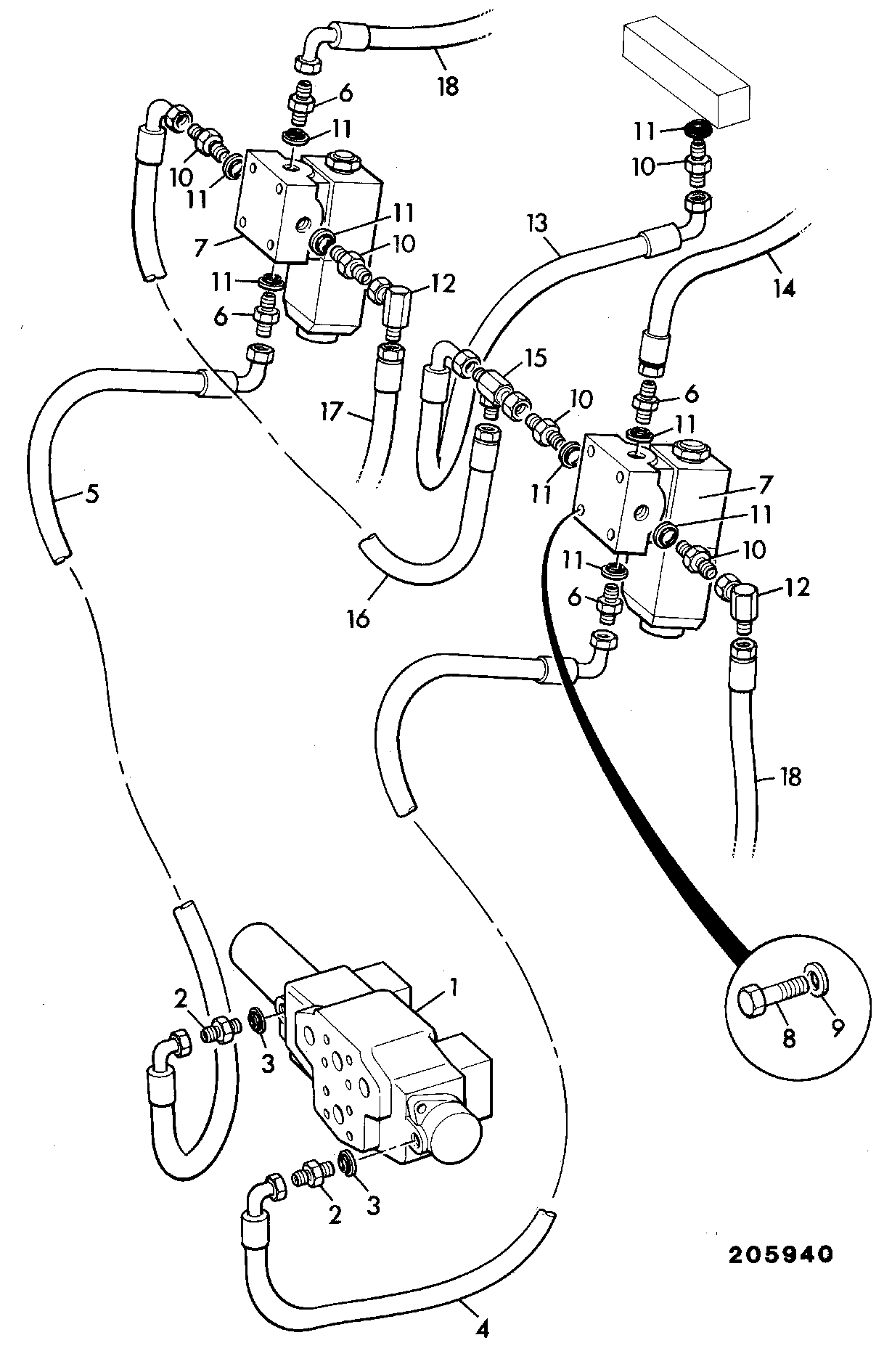 Шланг JNV0592 JCB