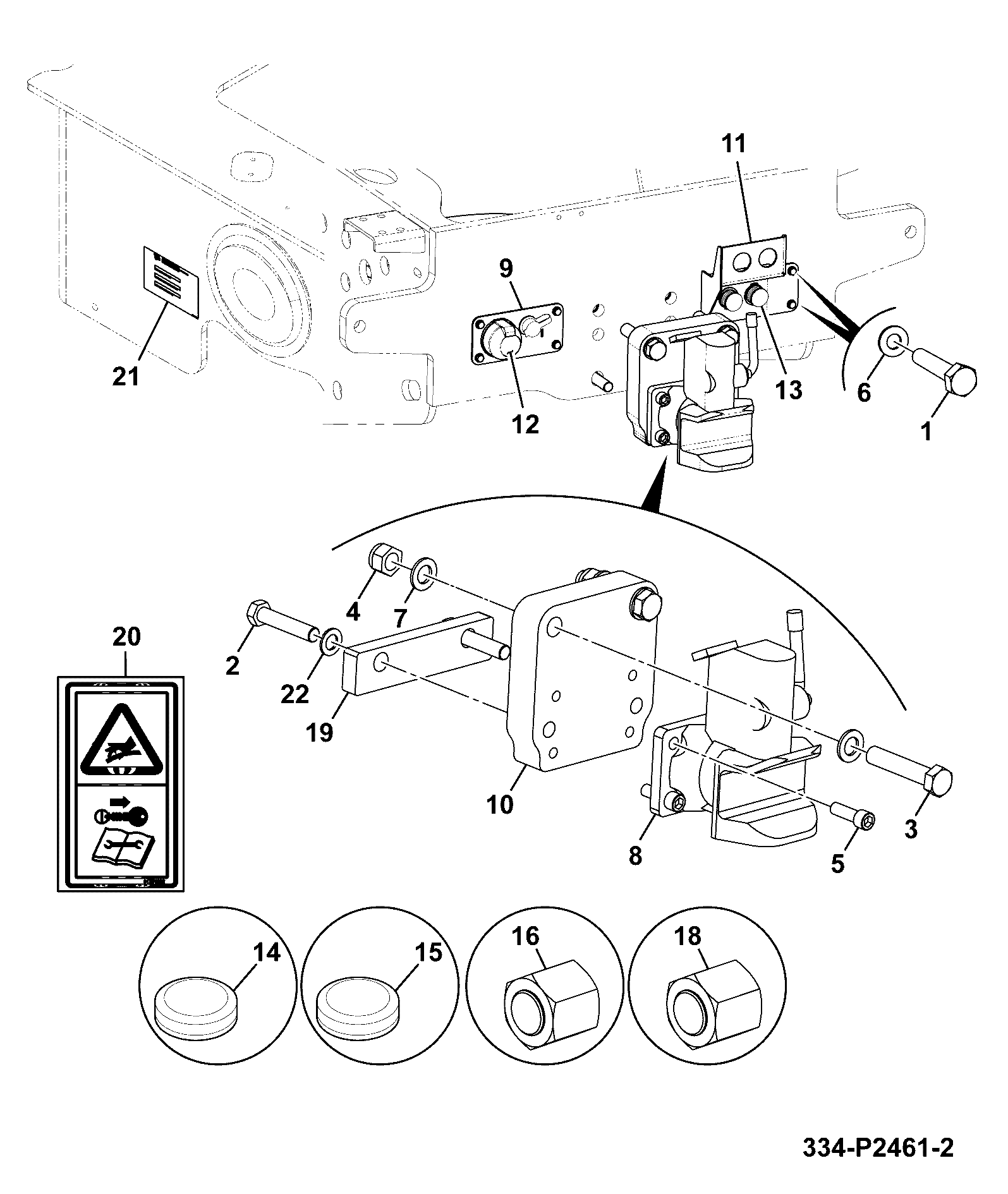 распорка 331/67081 JCB