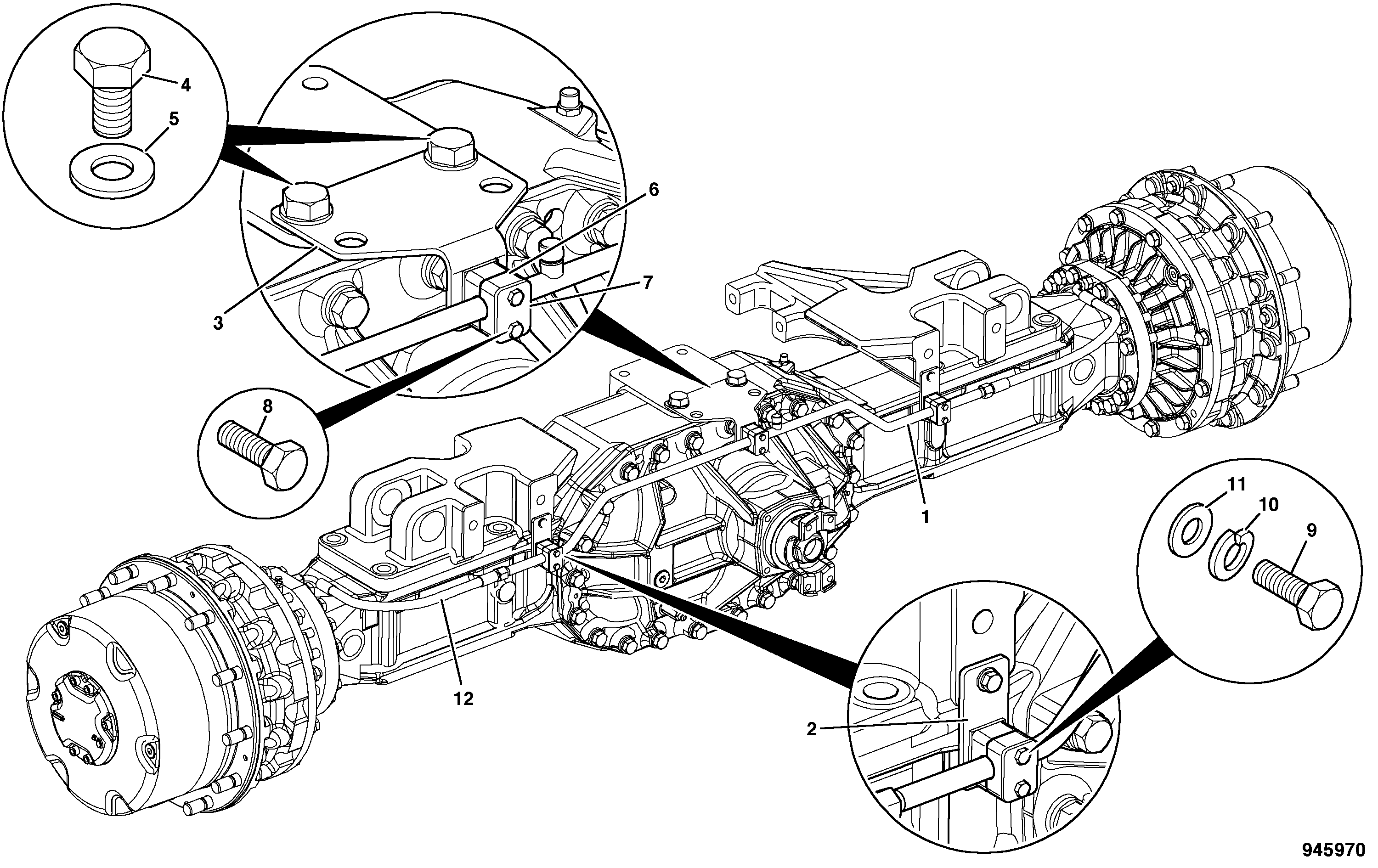 Труба 332/U6018 JCB