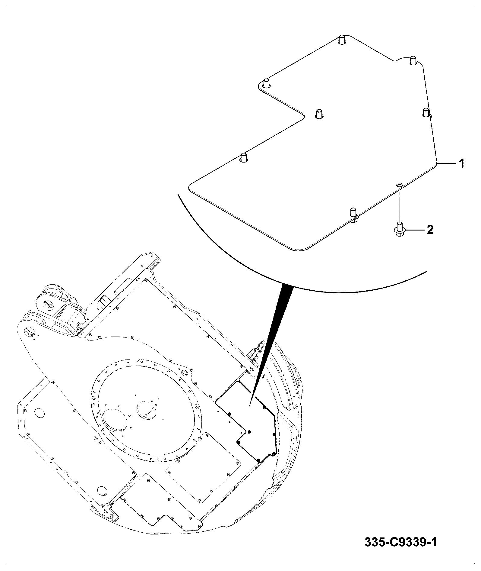 Пластина 334/S4869 JCB