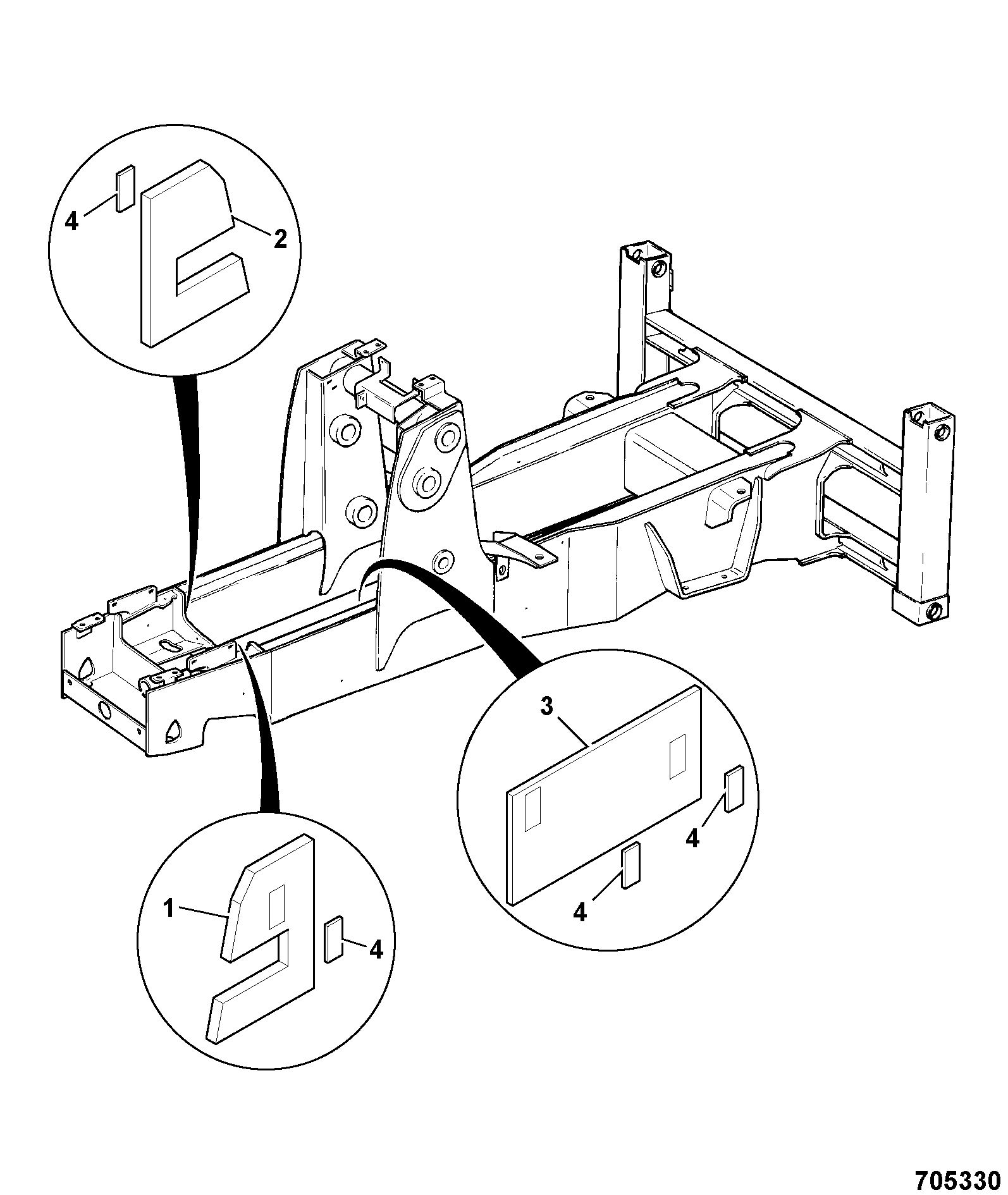 панель 331/34958 JCB