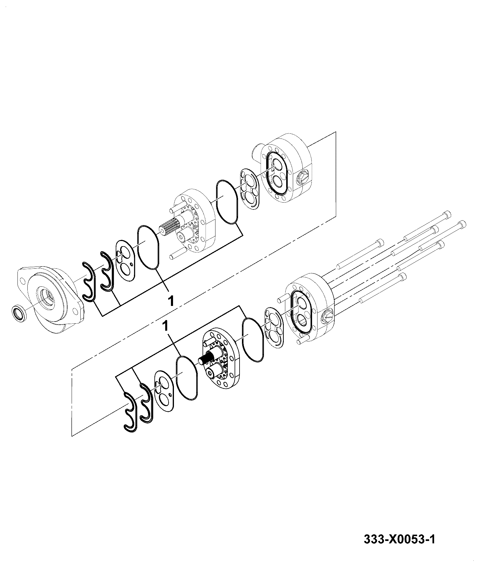 Комплект 333/L0408 JCB