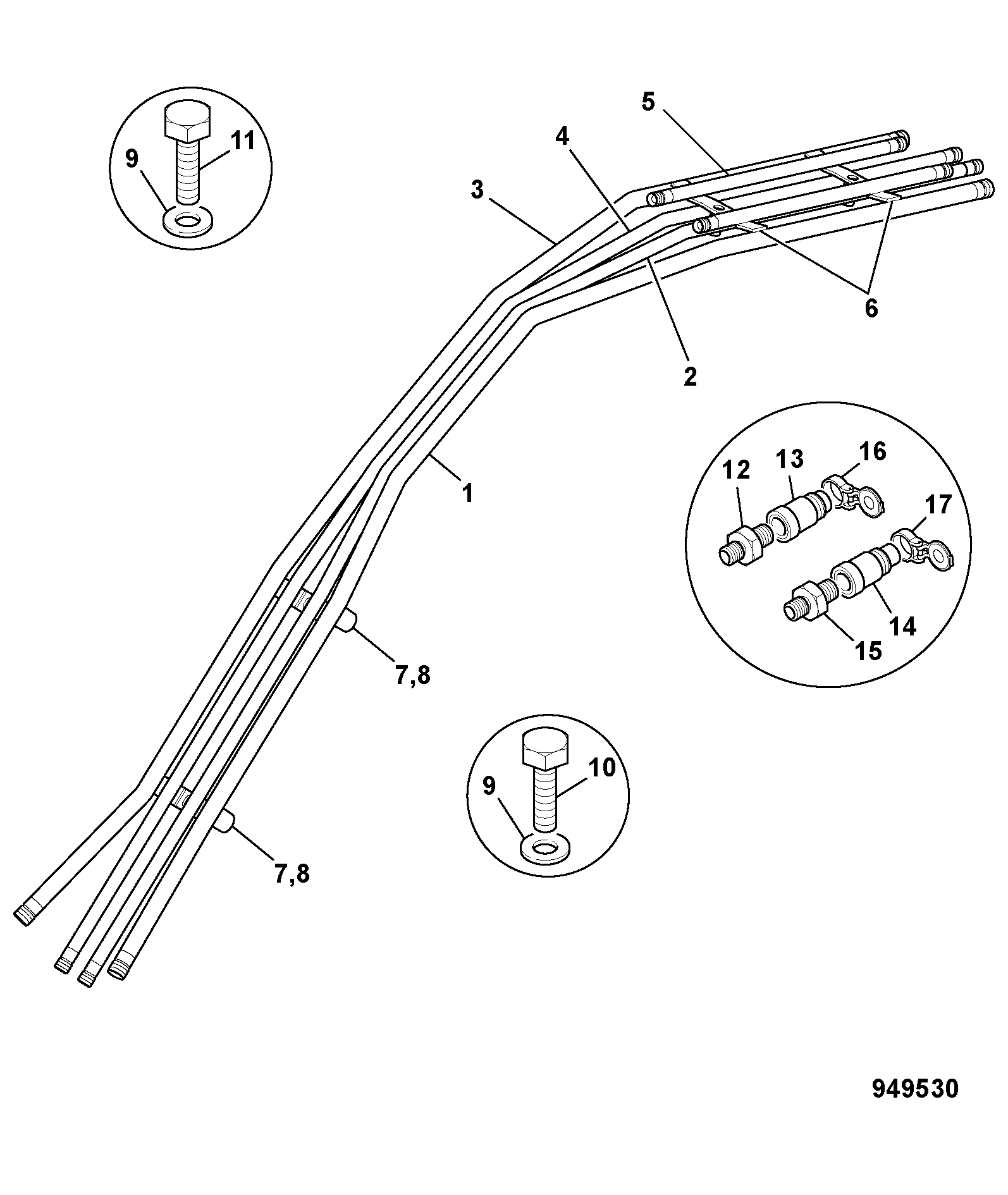 Распорка 829/31273 JCB