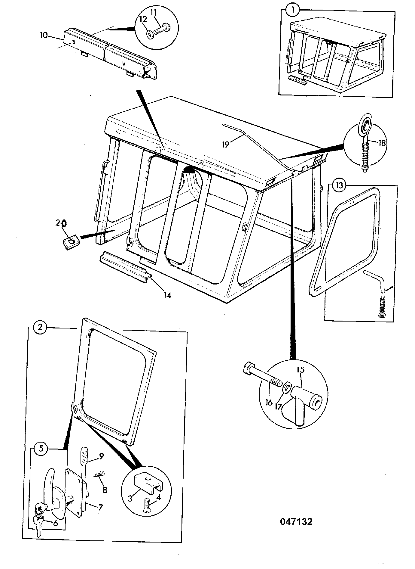 Направляющая 110/47500 JCB