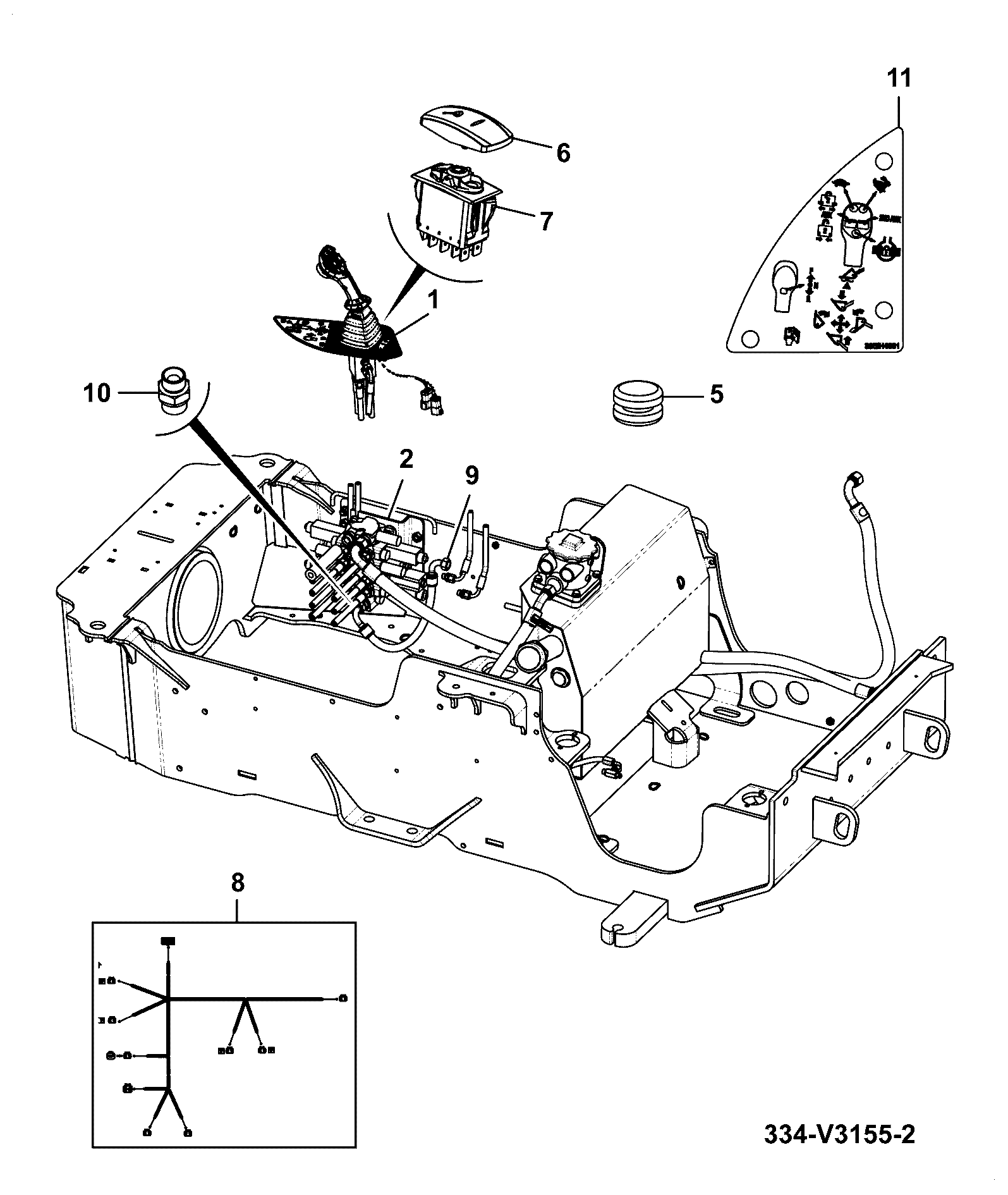 Сборка 334/V2694 JCB