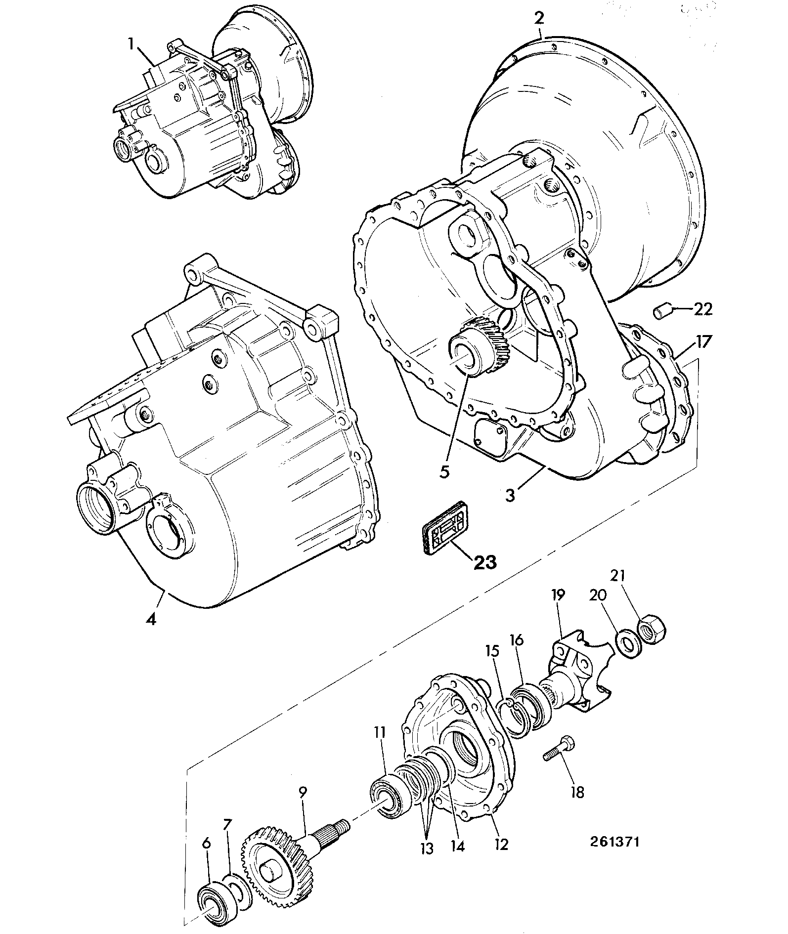 Коробка передач 460/91120 JCB