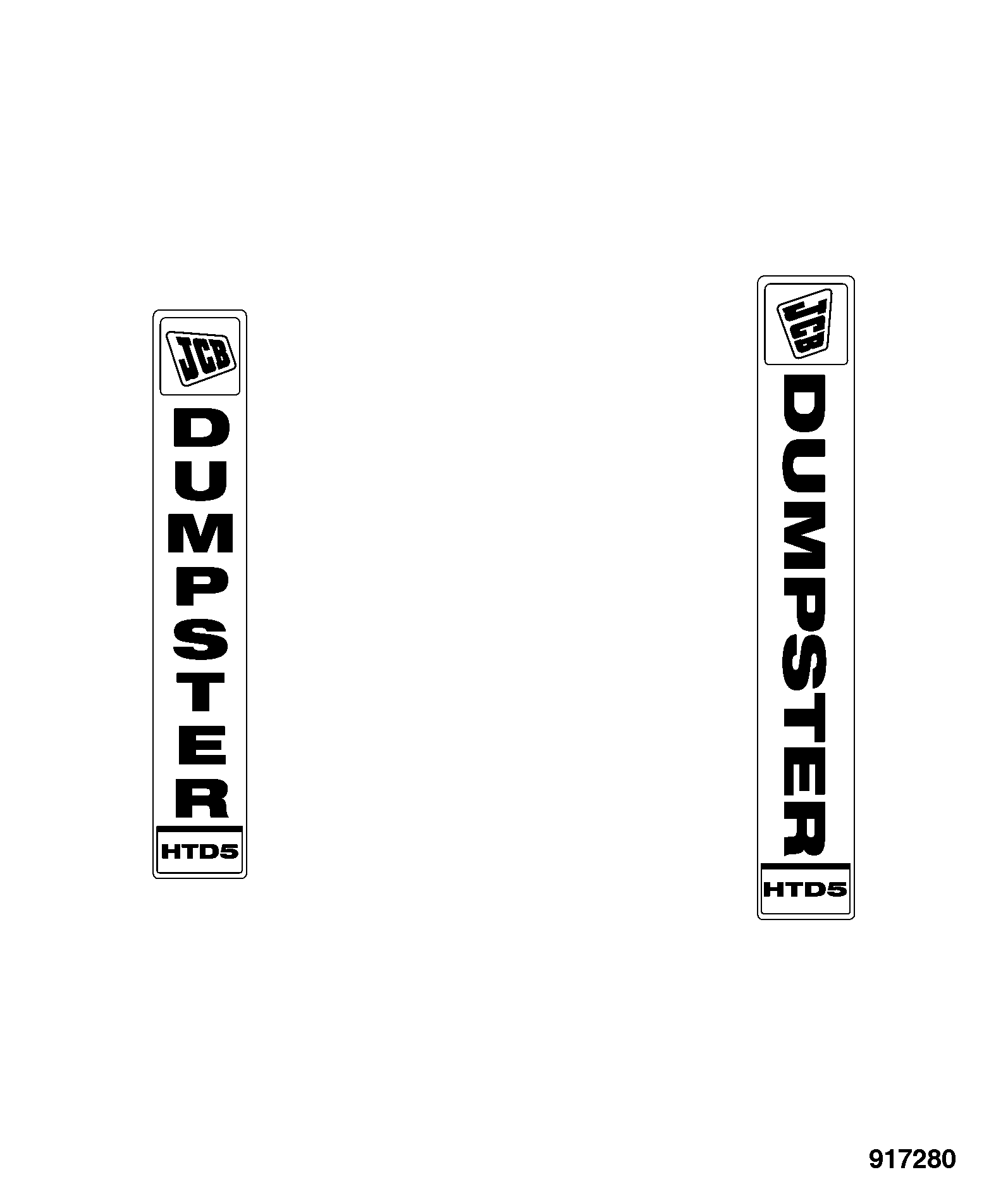 Наклейка 817/20950 JCB