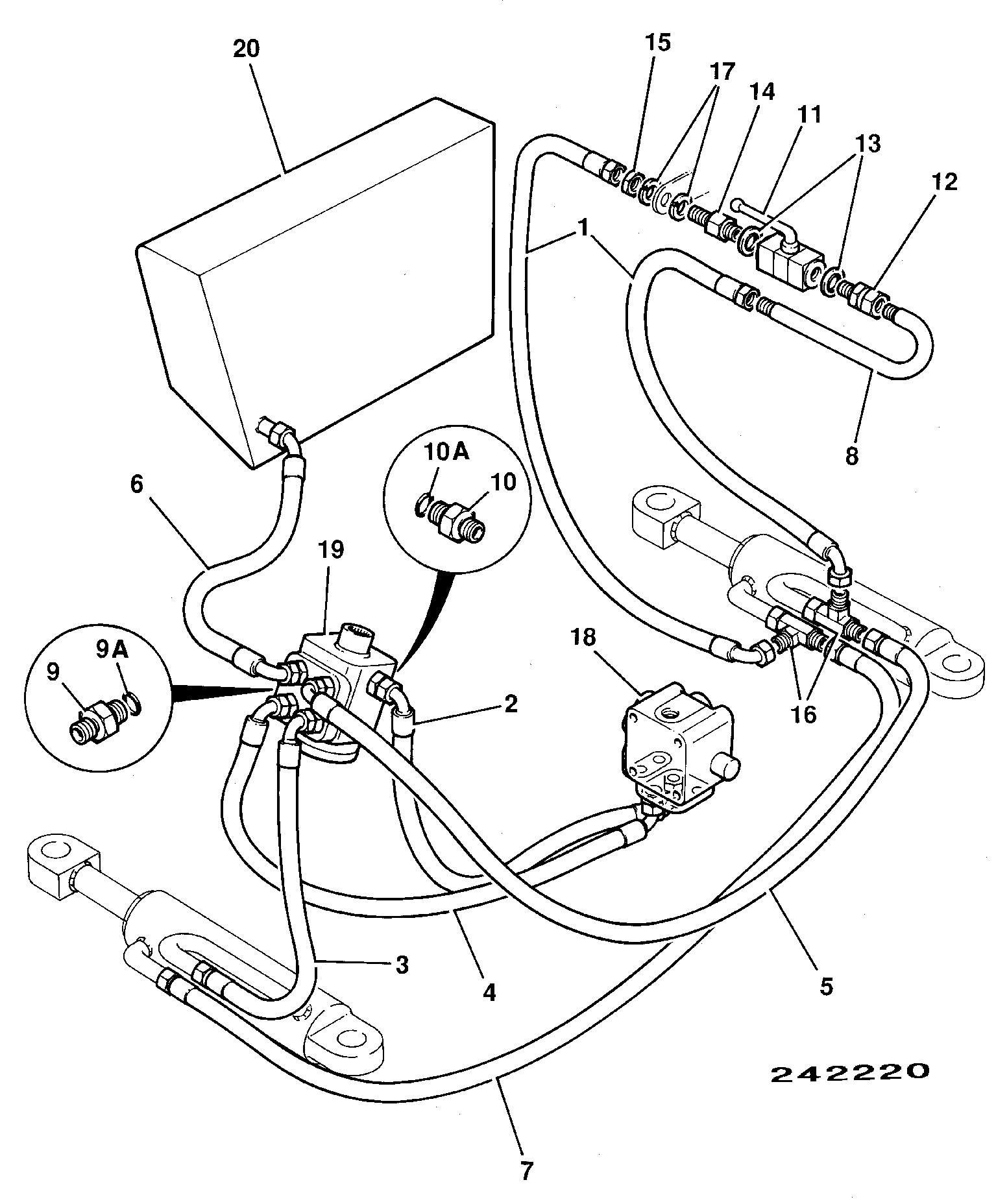 гайка 1356/0002Z JCB