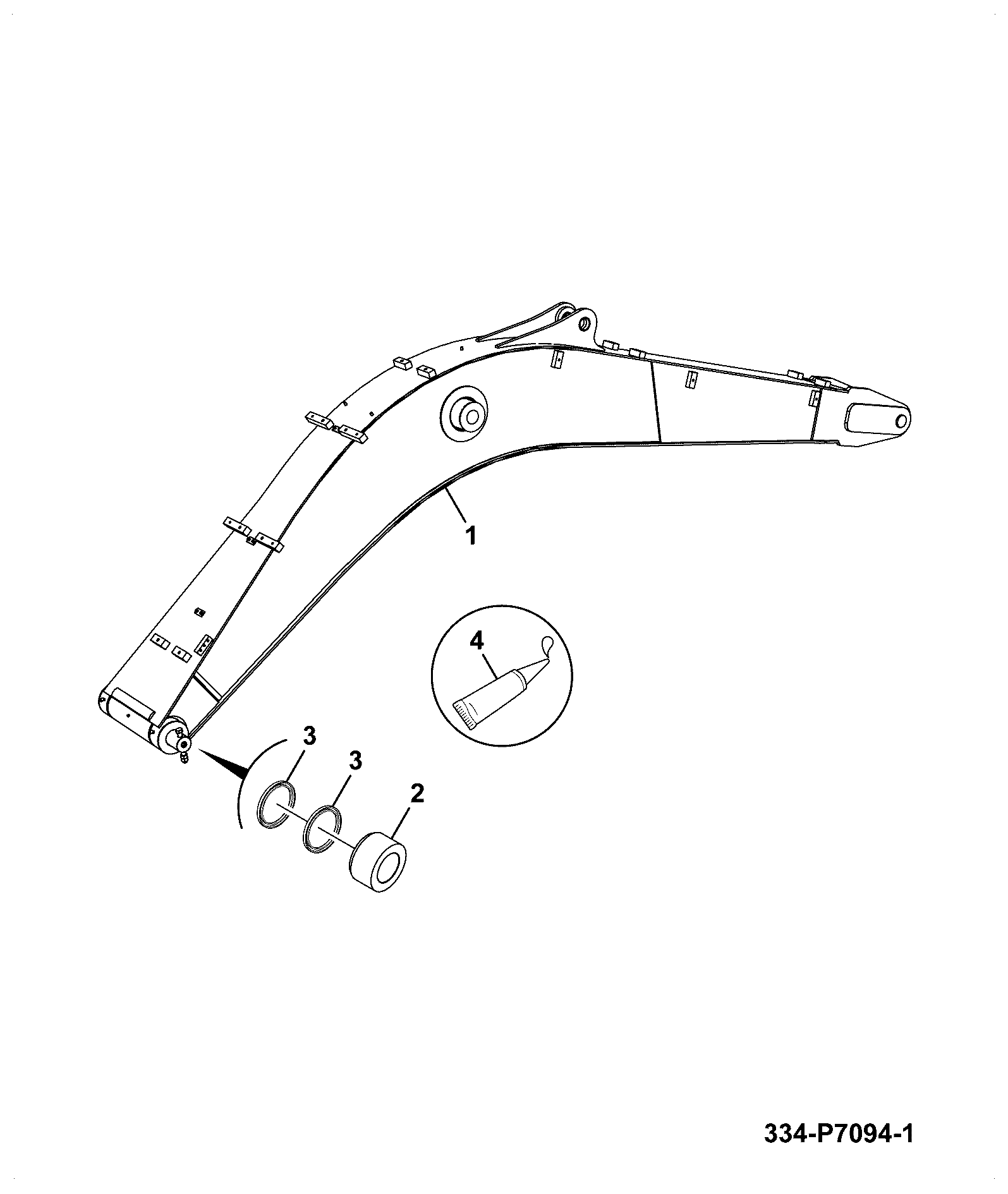 Стрела 332/L0649 JCB