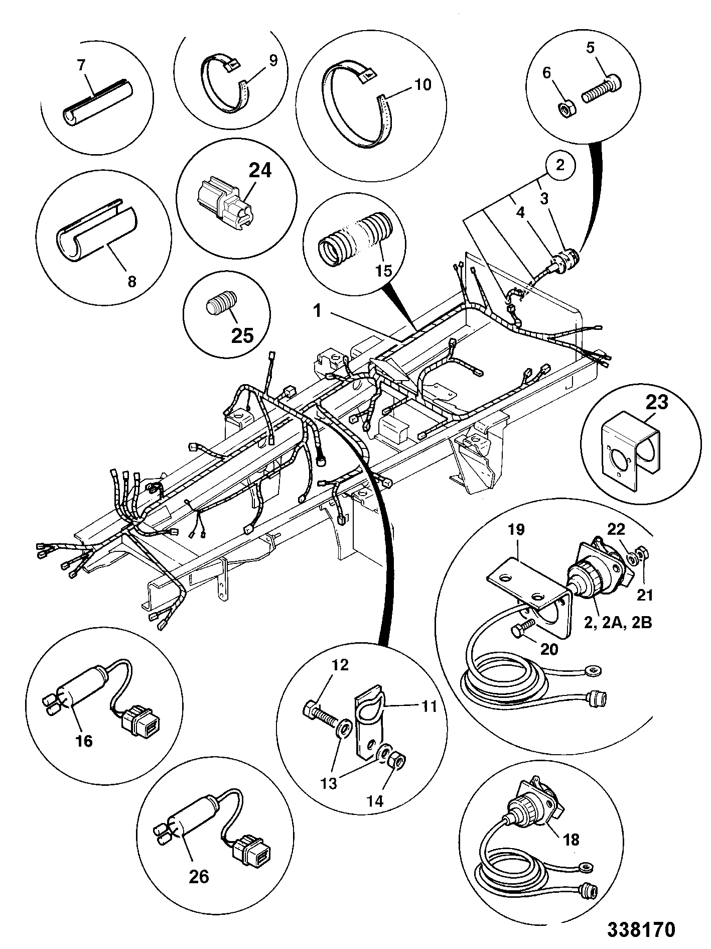 Жгут проводов 721/00727 JCB