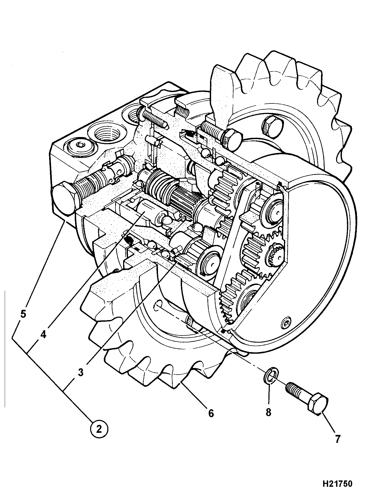 Мотор 20/918400 JCB