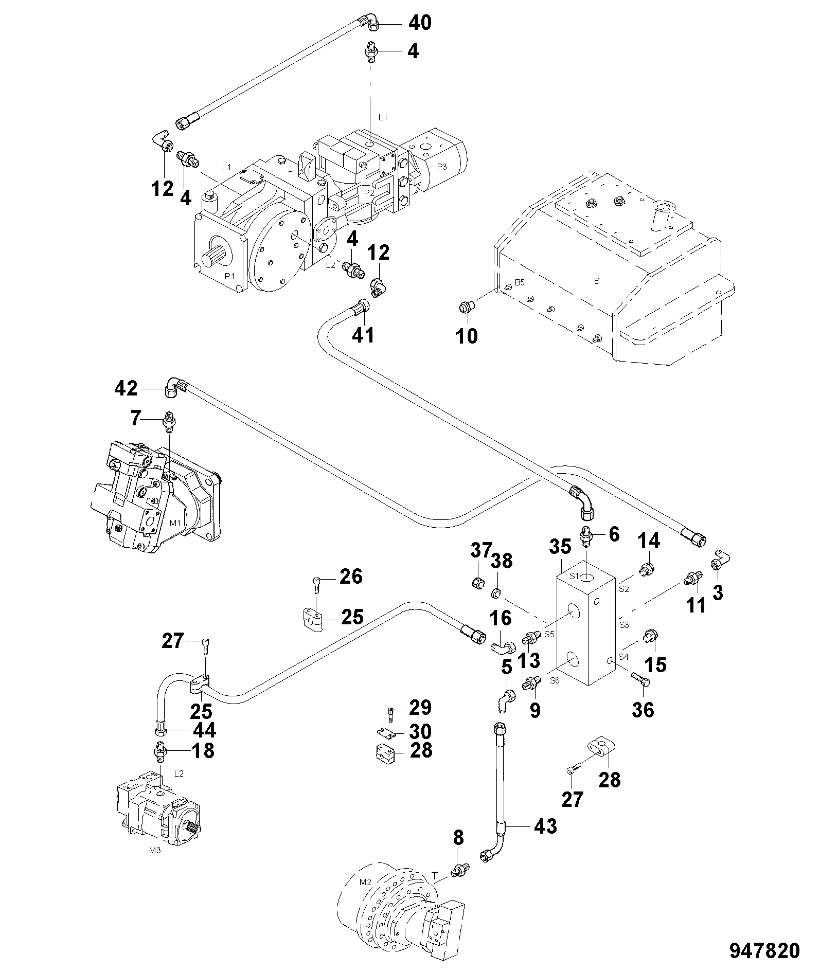 пробка 2506/20012 JCB